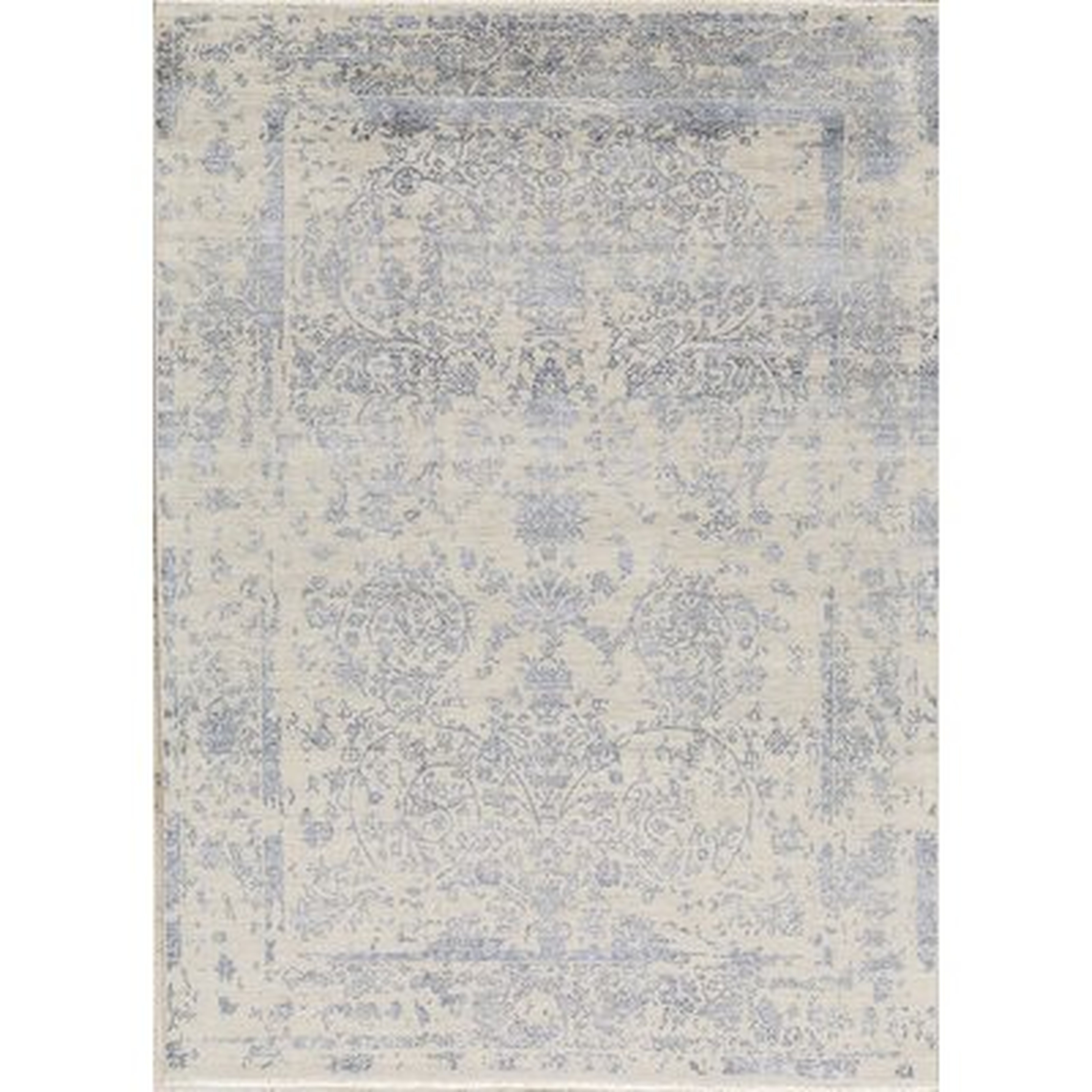 One-of-a-Kind Brookhaven Hand-Knotted Blue/Gray 9' x 12'3" Area Rug - Wayfair