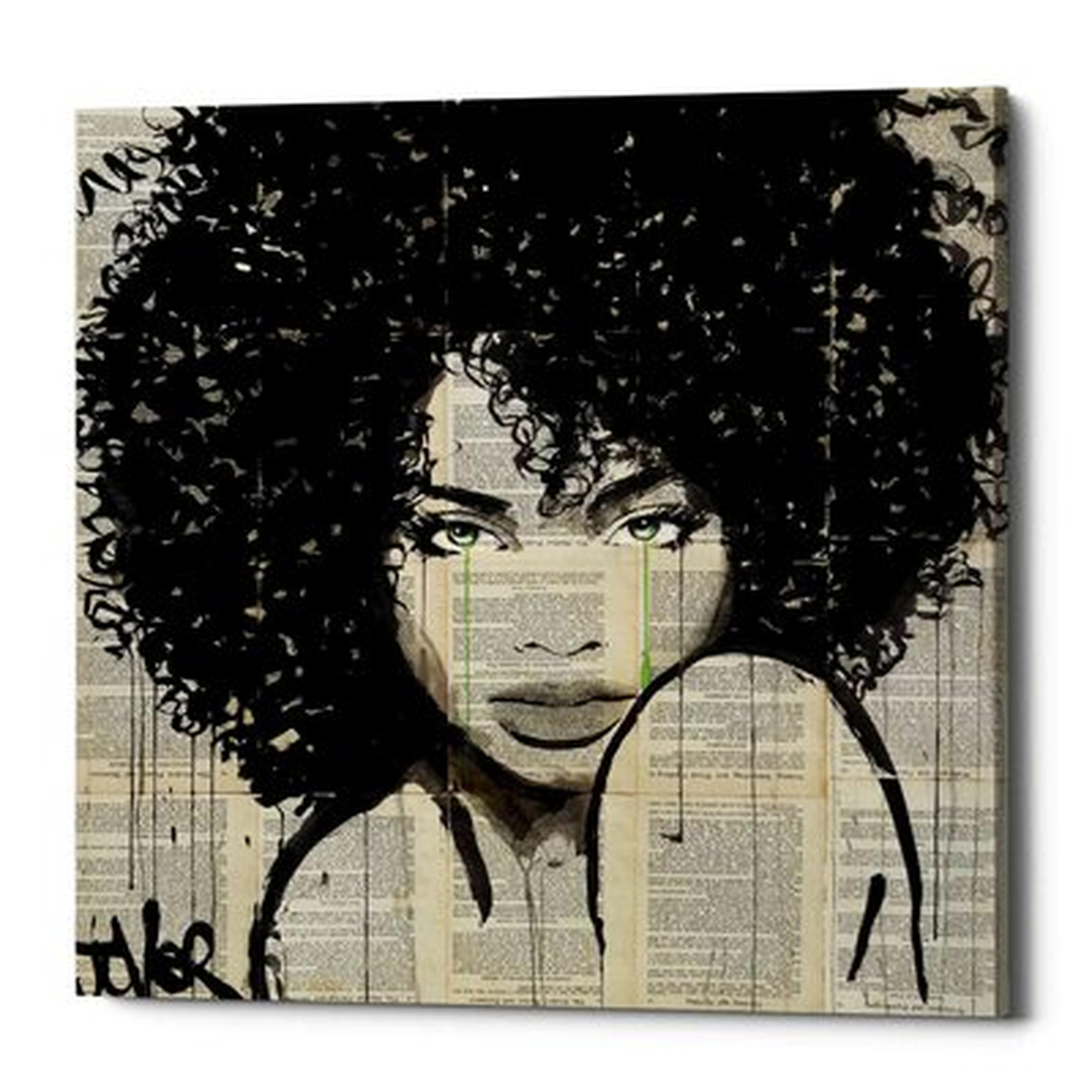 Angel by Loui Jover - Wrapped Canvas Graphic Art - Wayfair