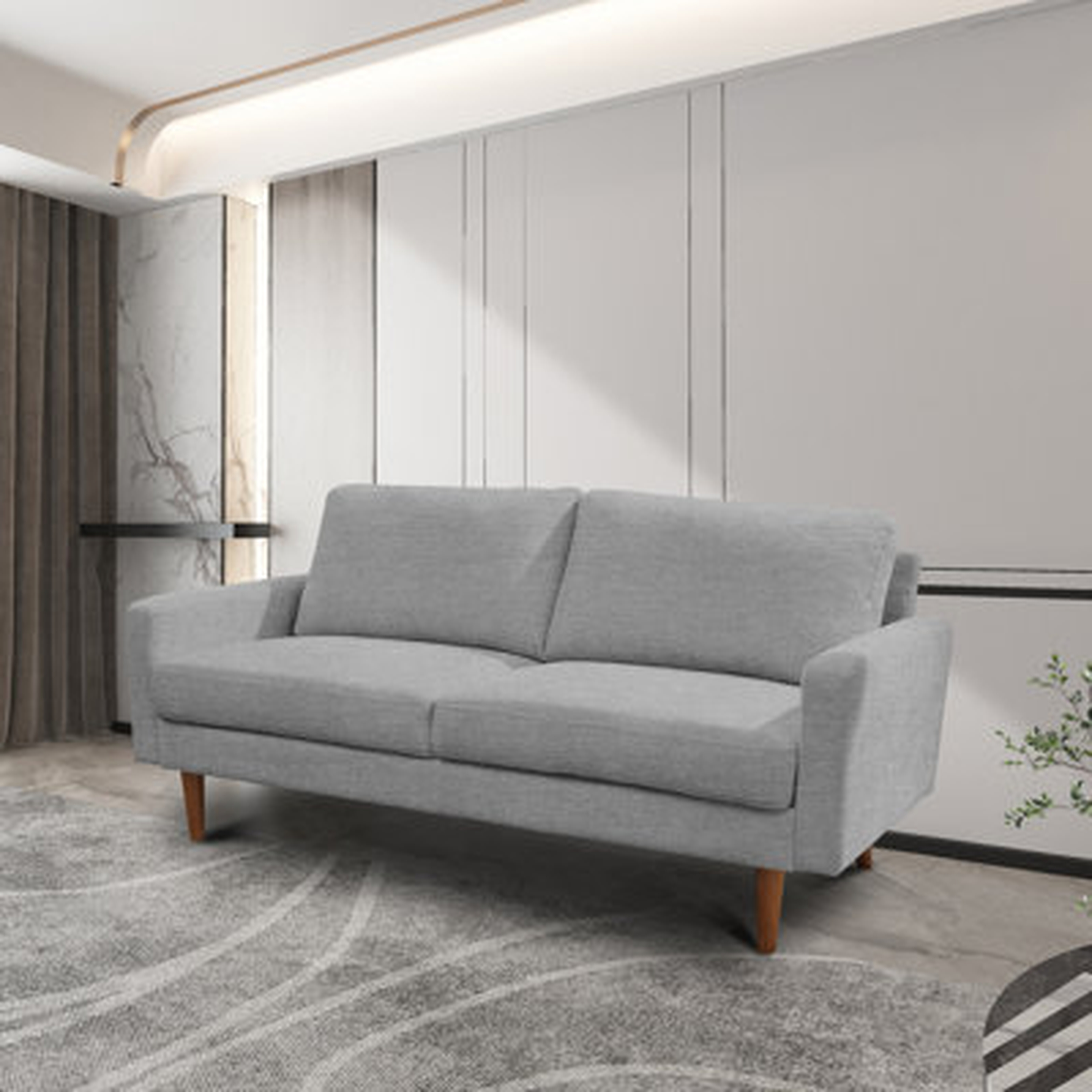 Basnett 69.7" Square Arm Sofa - Wayfair
