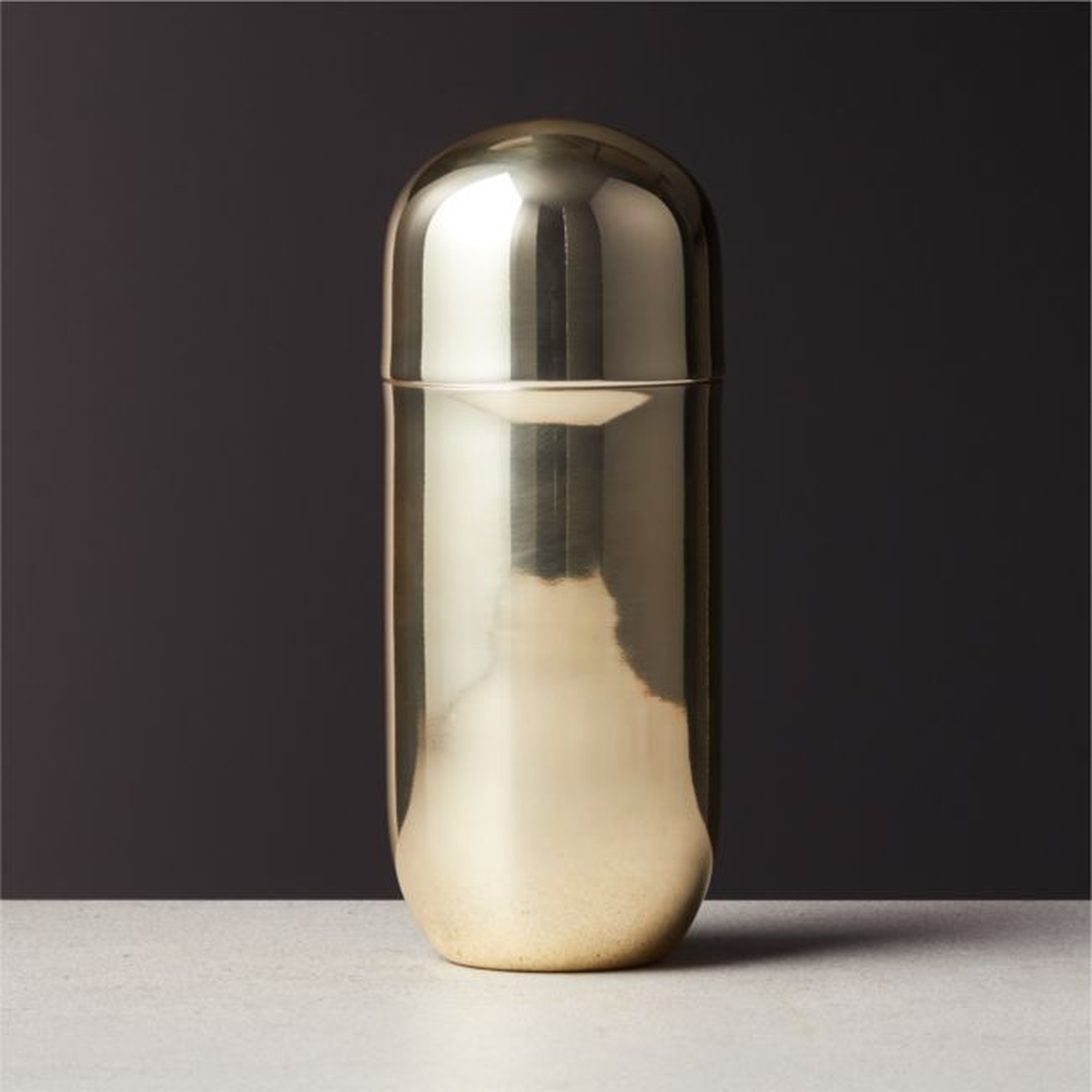 Mae Champagne Gold Cocktail Shaker - CB2