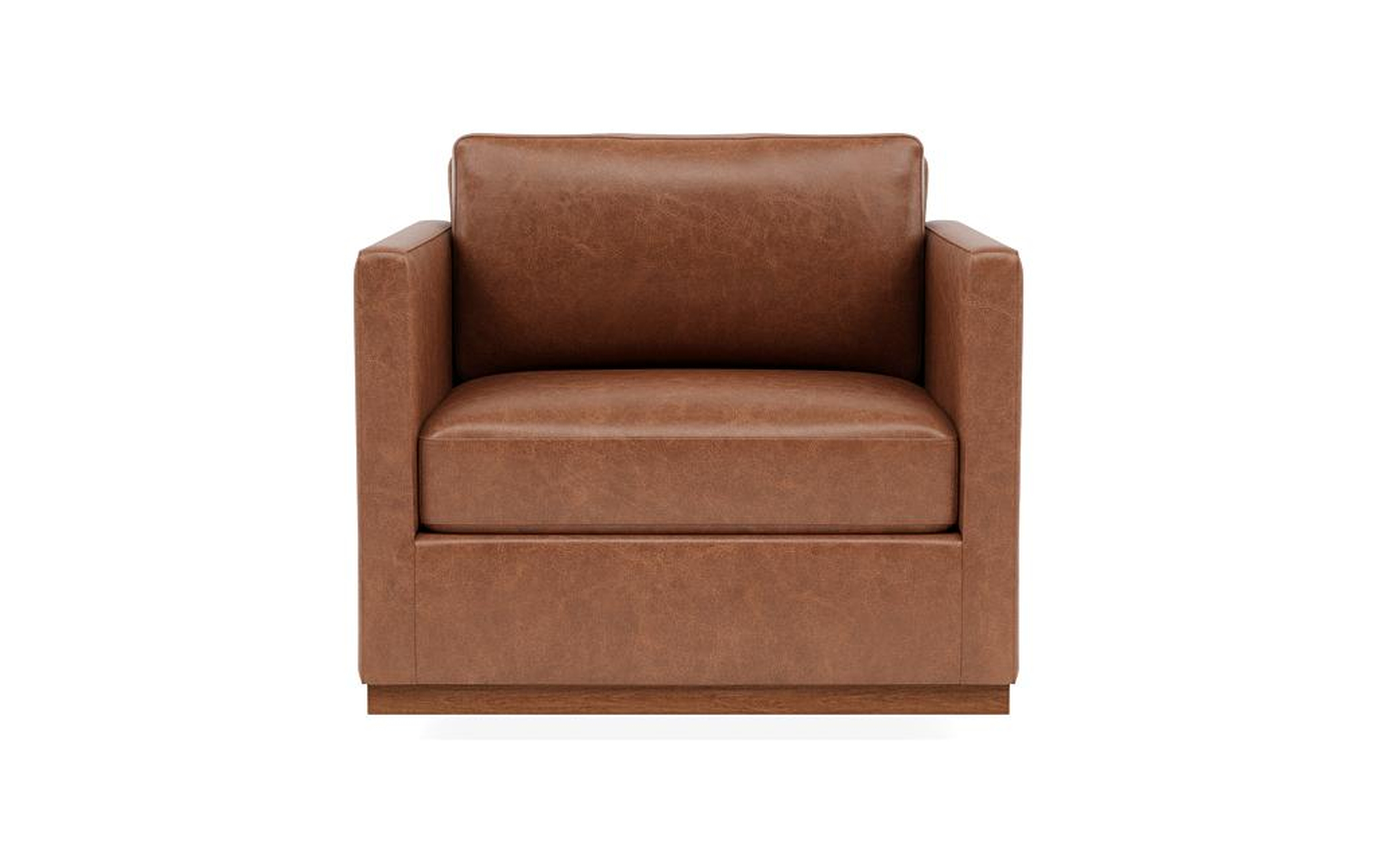 Jasper Leather Swivel Chair - Interior Define