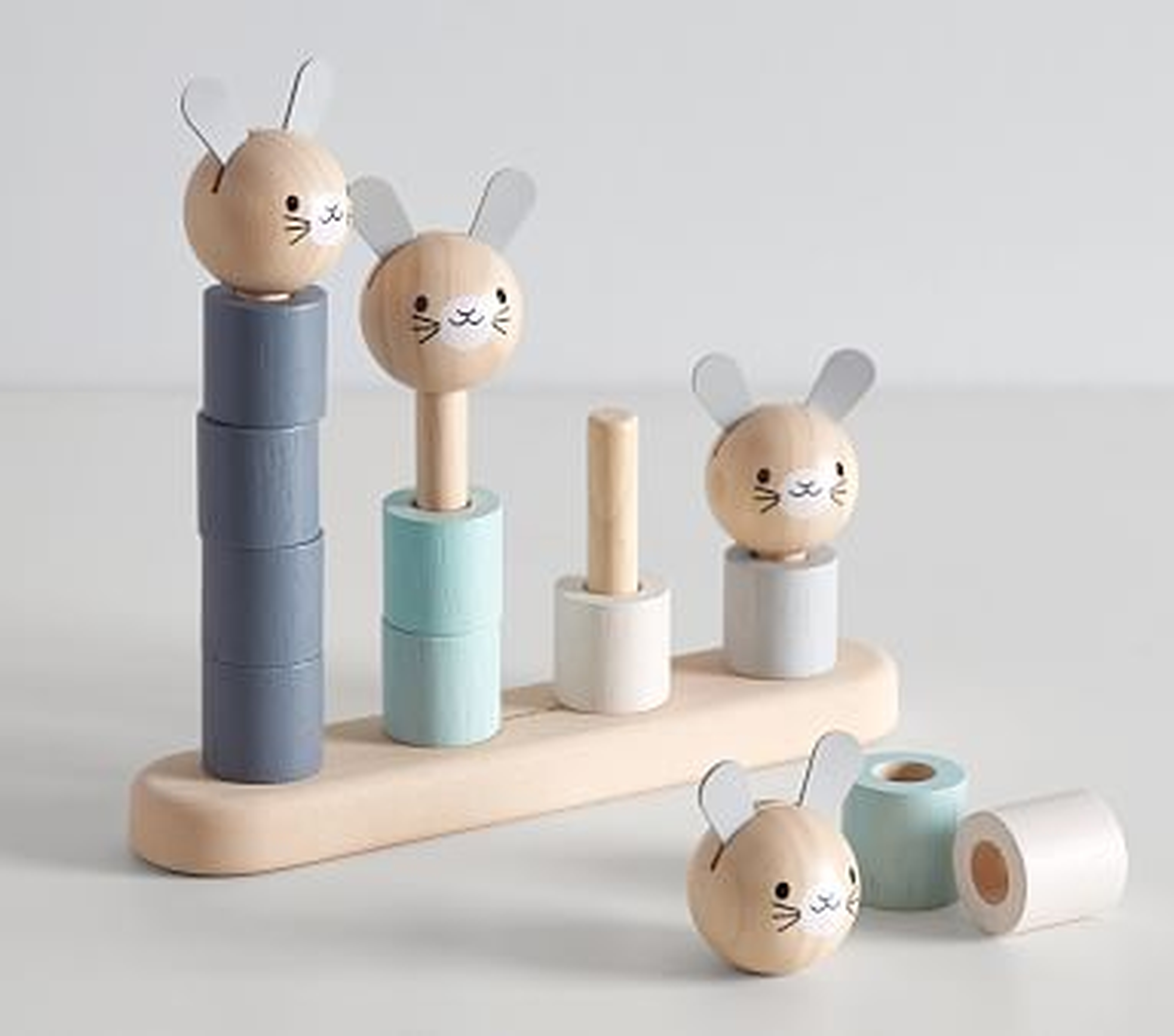 Plan Toys x pbk Bunny Stacker - Pottery Barn Kids