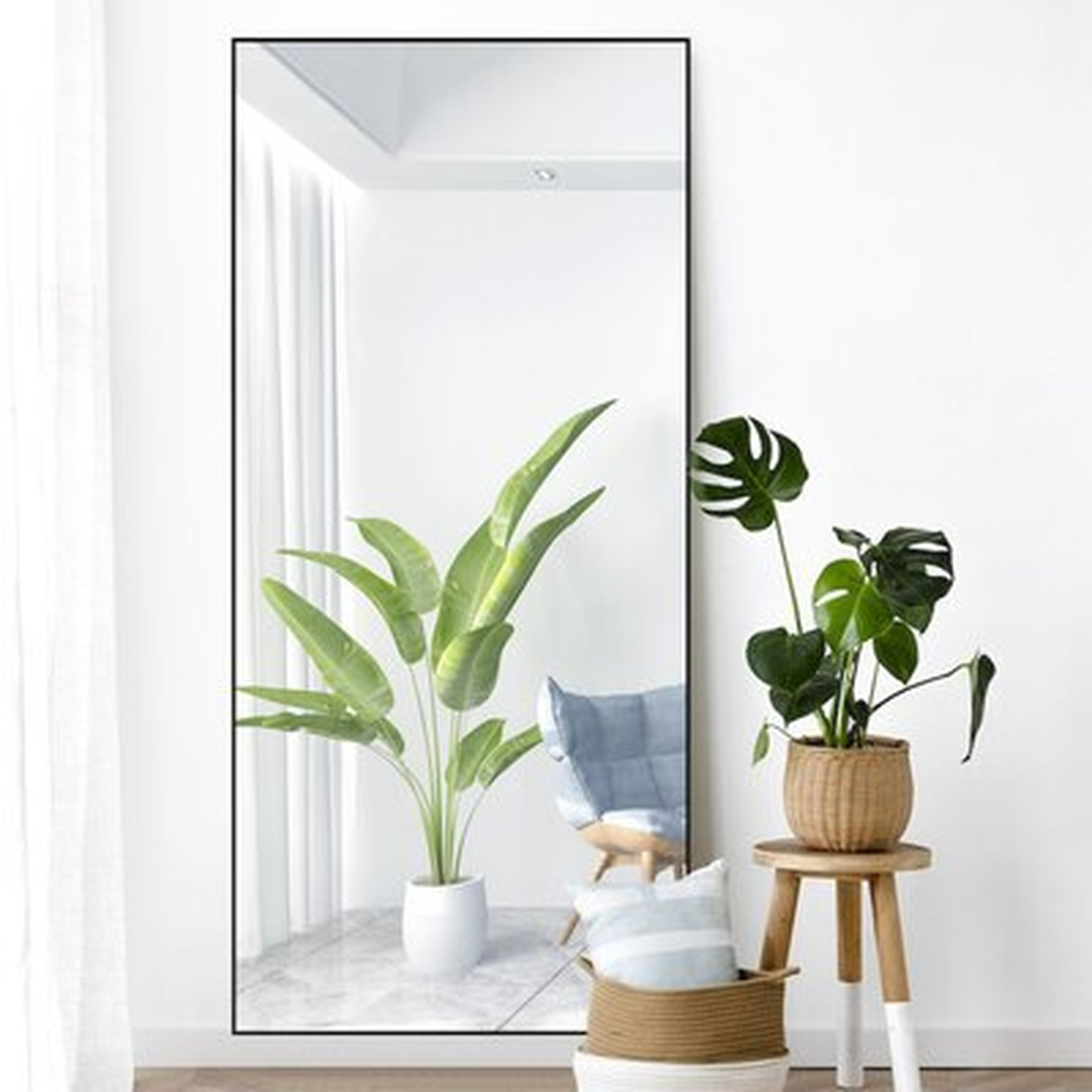 Large Full-Length Floor Mirror Or Wall Mounted Mirror - Wayfair