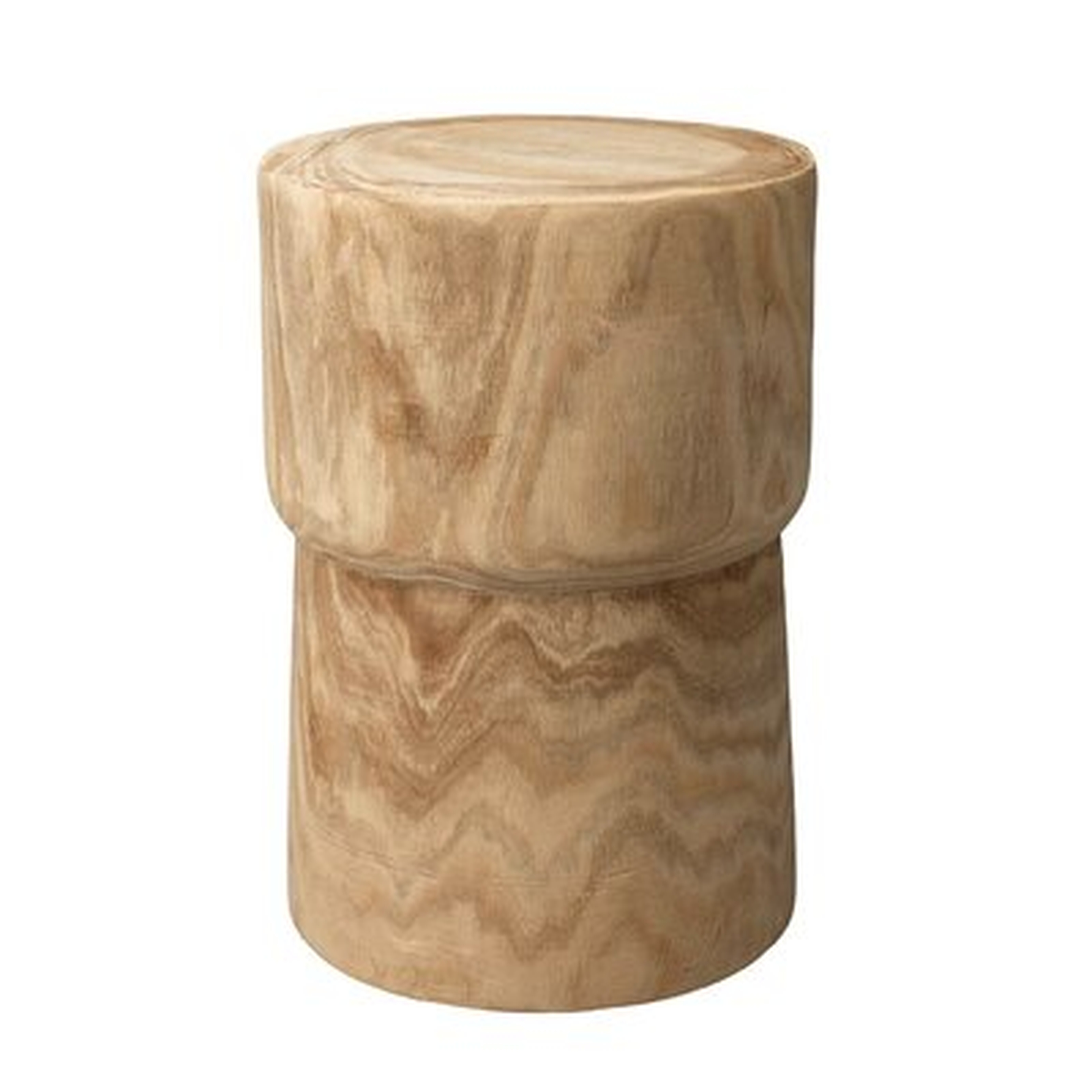 Leticia Solid Wood Drum End Table - Wayfair