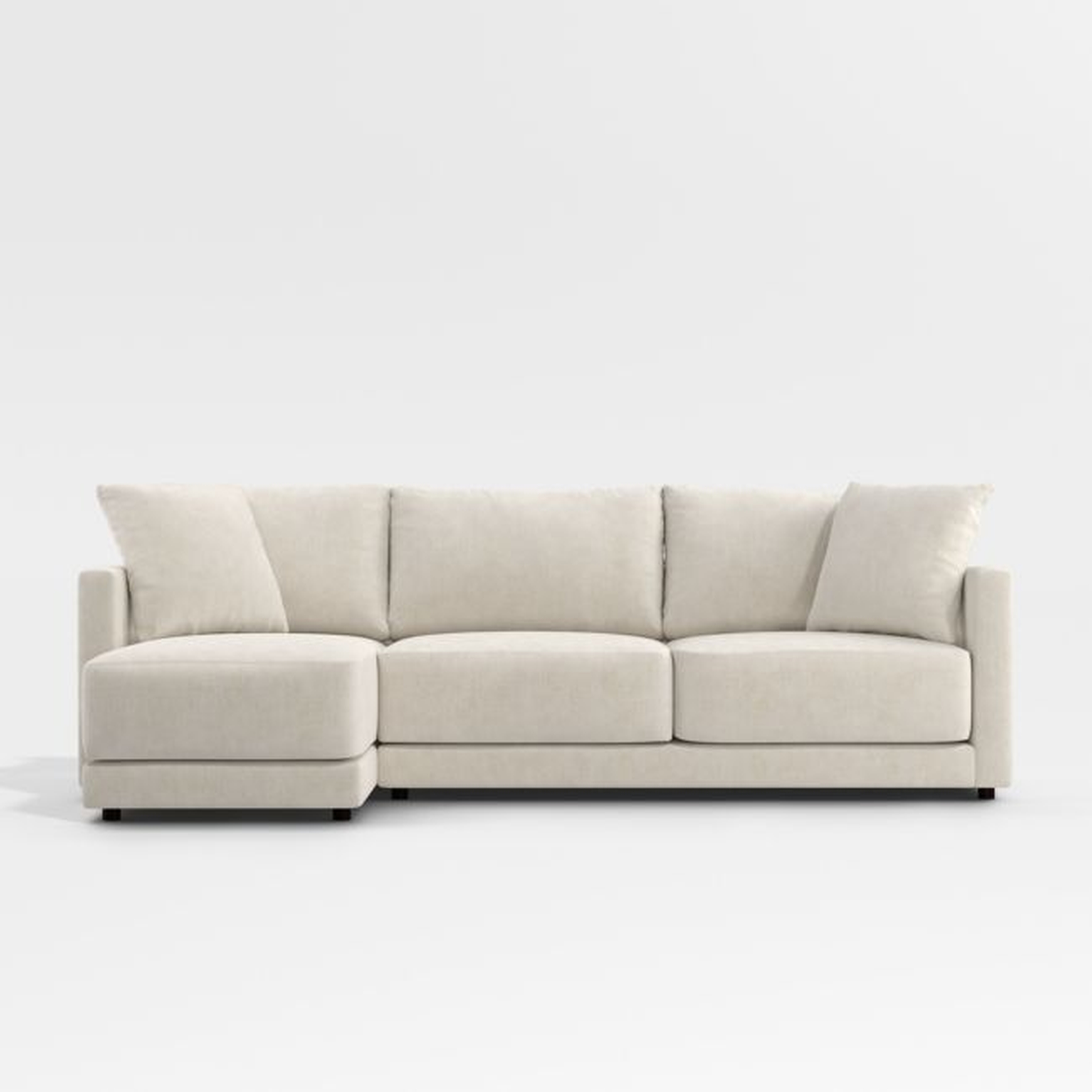 Gather 2-Piece Sectional Sofa with Chaise Lounge - Crate and Barrel