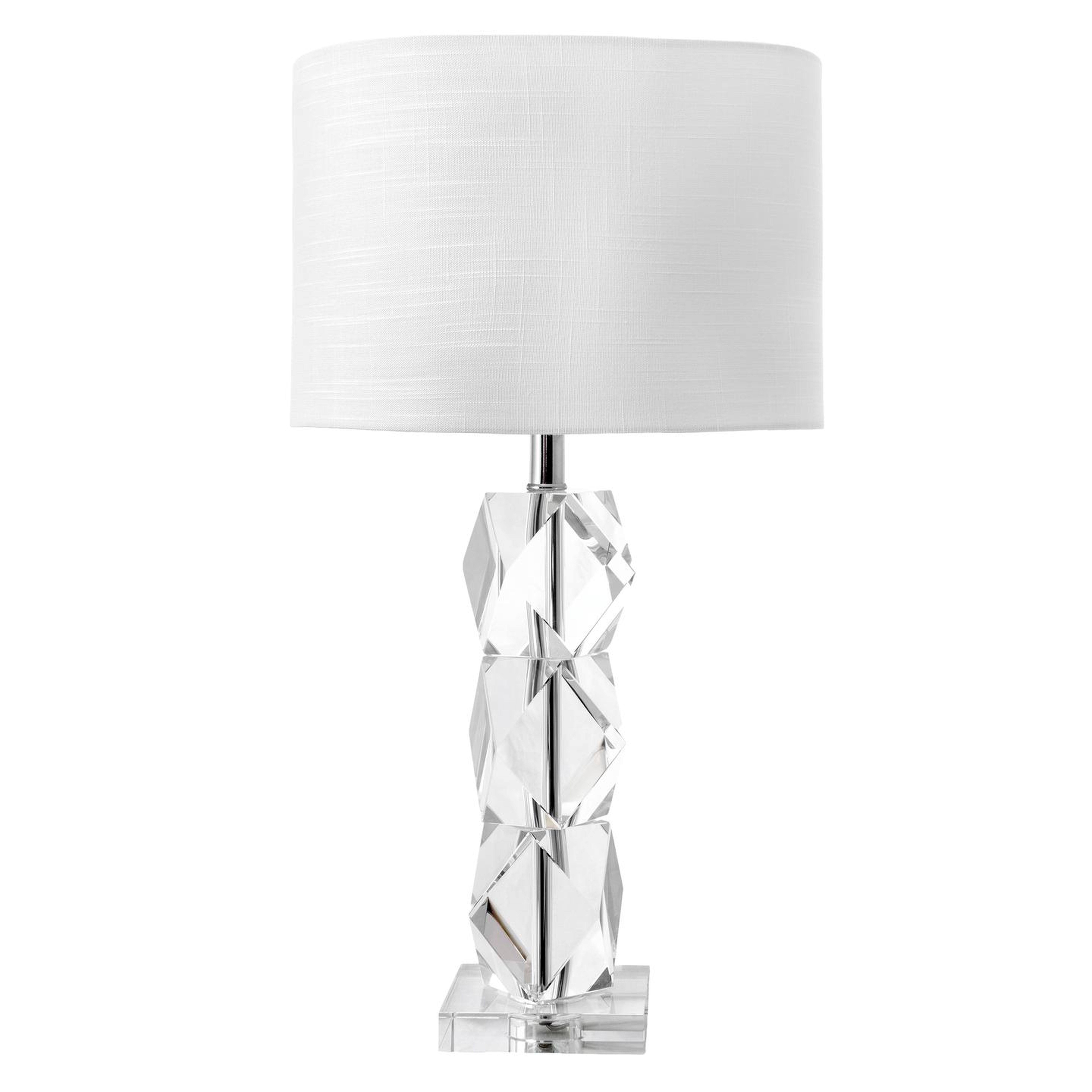 Elizabeth Crystal Table Lamp, 27" - Loom 23