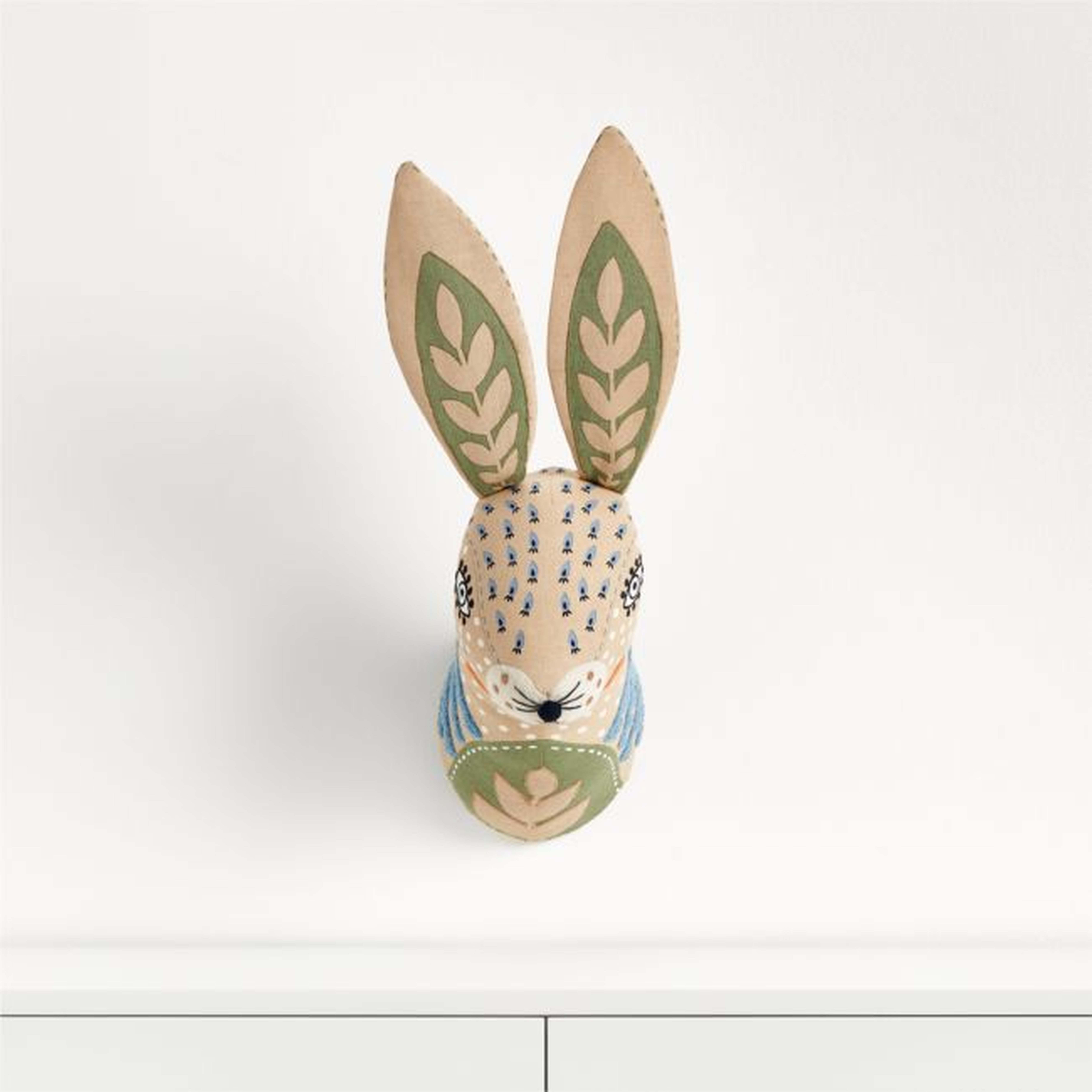 Curious Bunny Head Wall Decor - Crate and Barrel