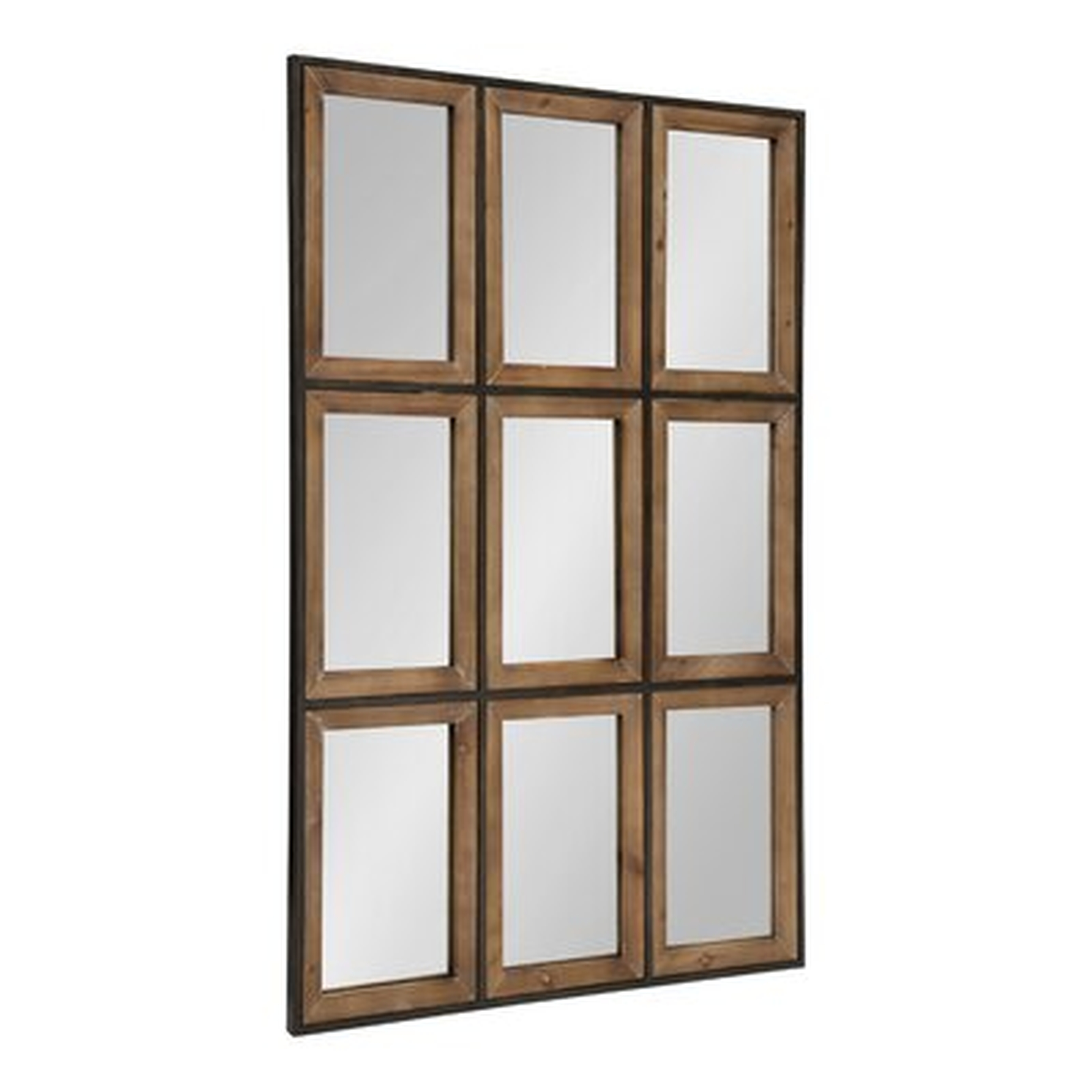 Gallitto Windowpane Beveled Wall Mirror - Wayfair