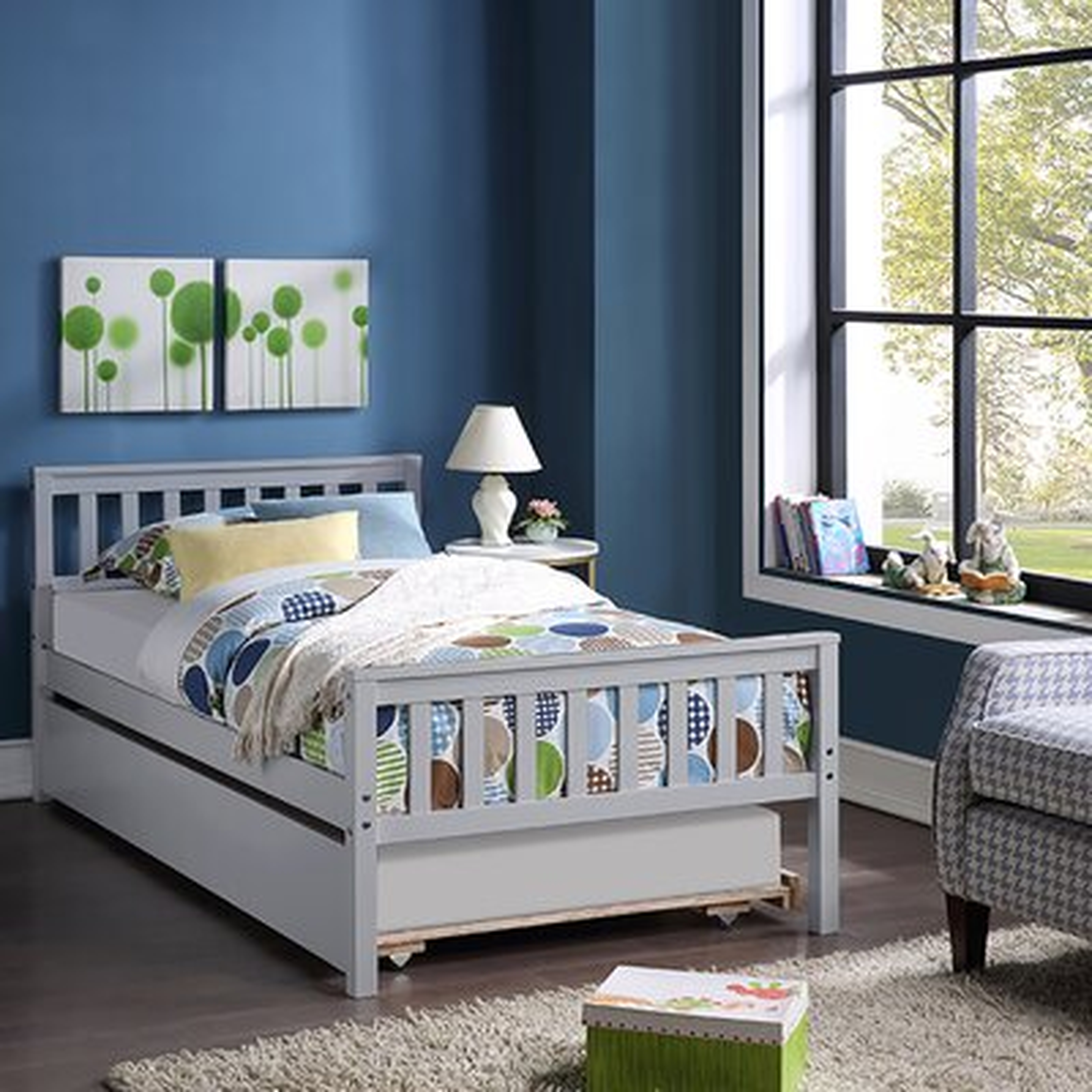 Platform Bed With Trundle - Wayfair