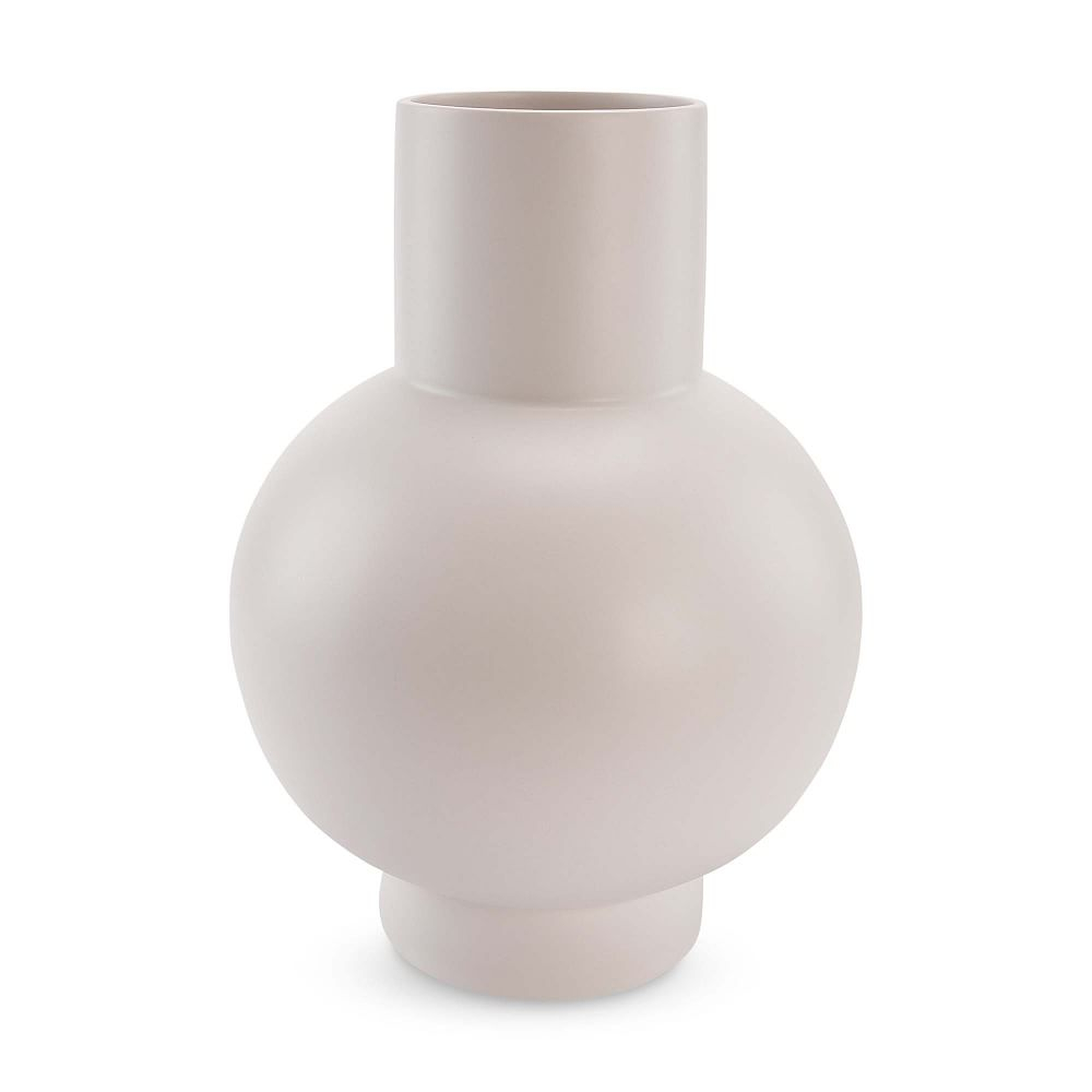 MoMA Raawii Strom Ceramic Vase, XL, Vaporous Gray - West Elm