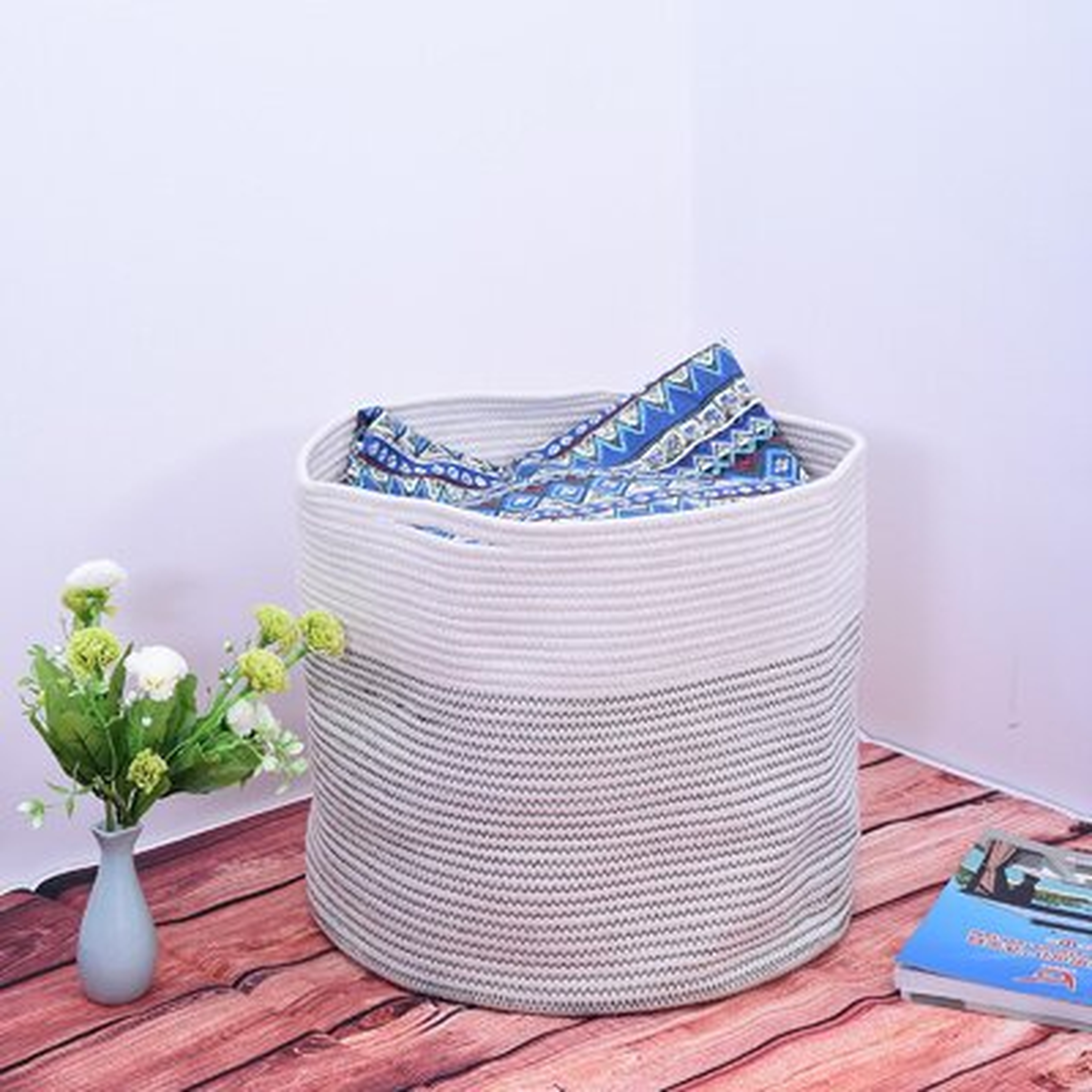 Cotton Thread Basket Home Finishing Storage Basket - Wayfair