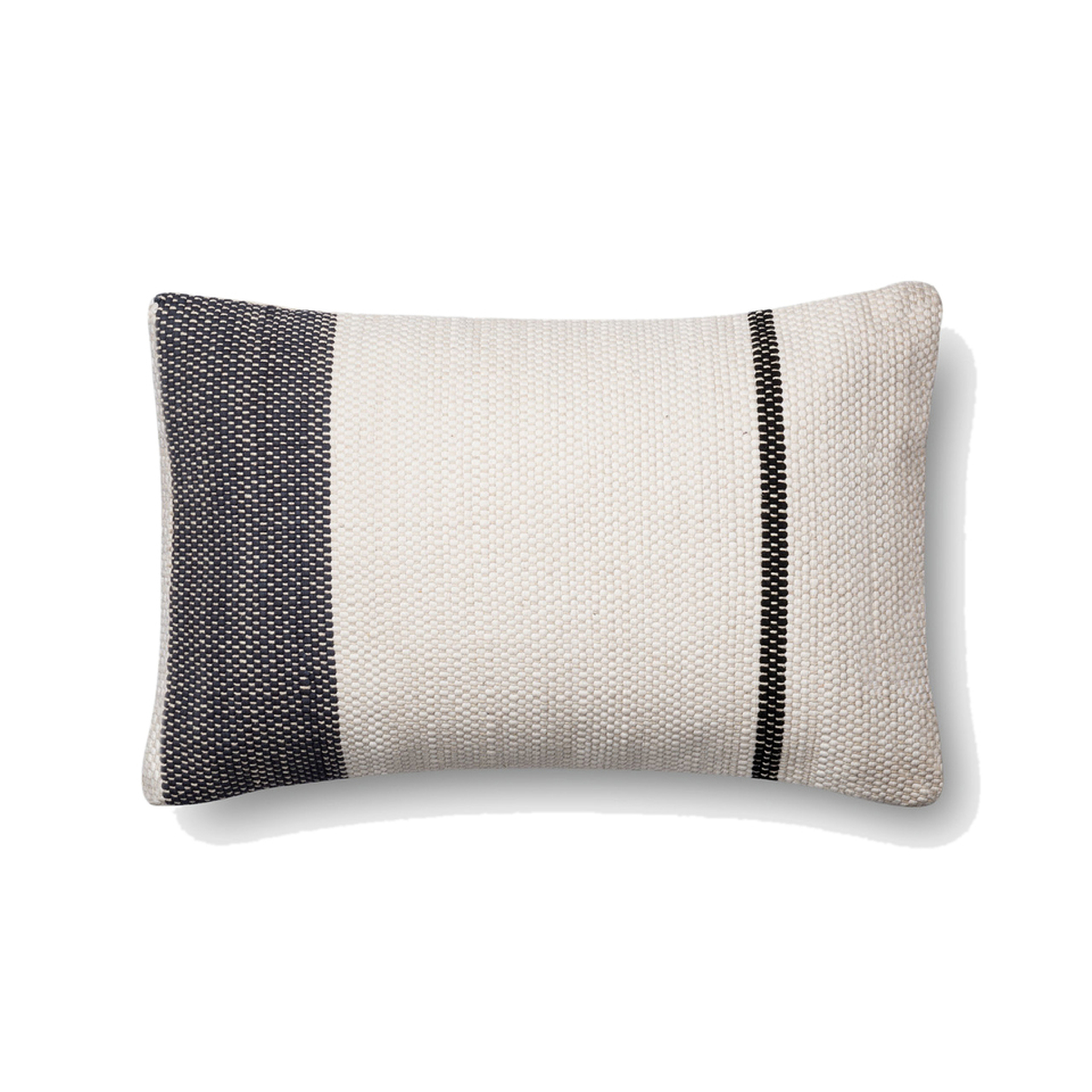 Colorblock Lumbar Pillow, 21" x 13" - Loloi Rugs