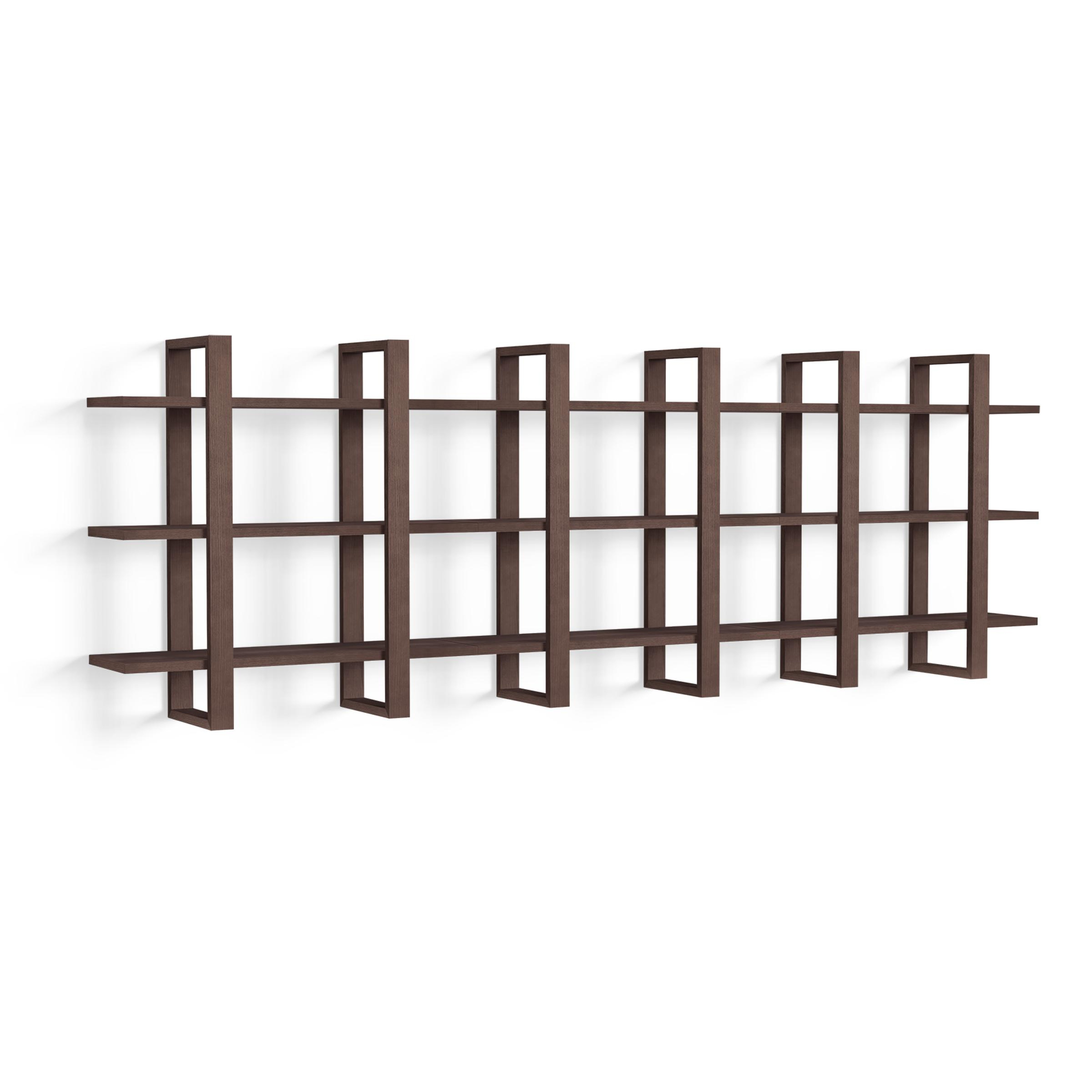 Burrow Index Wall Shelf Set of 3, Leg Finish: WalnutLegs - Burrow
