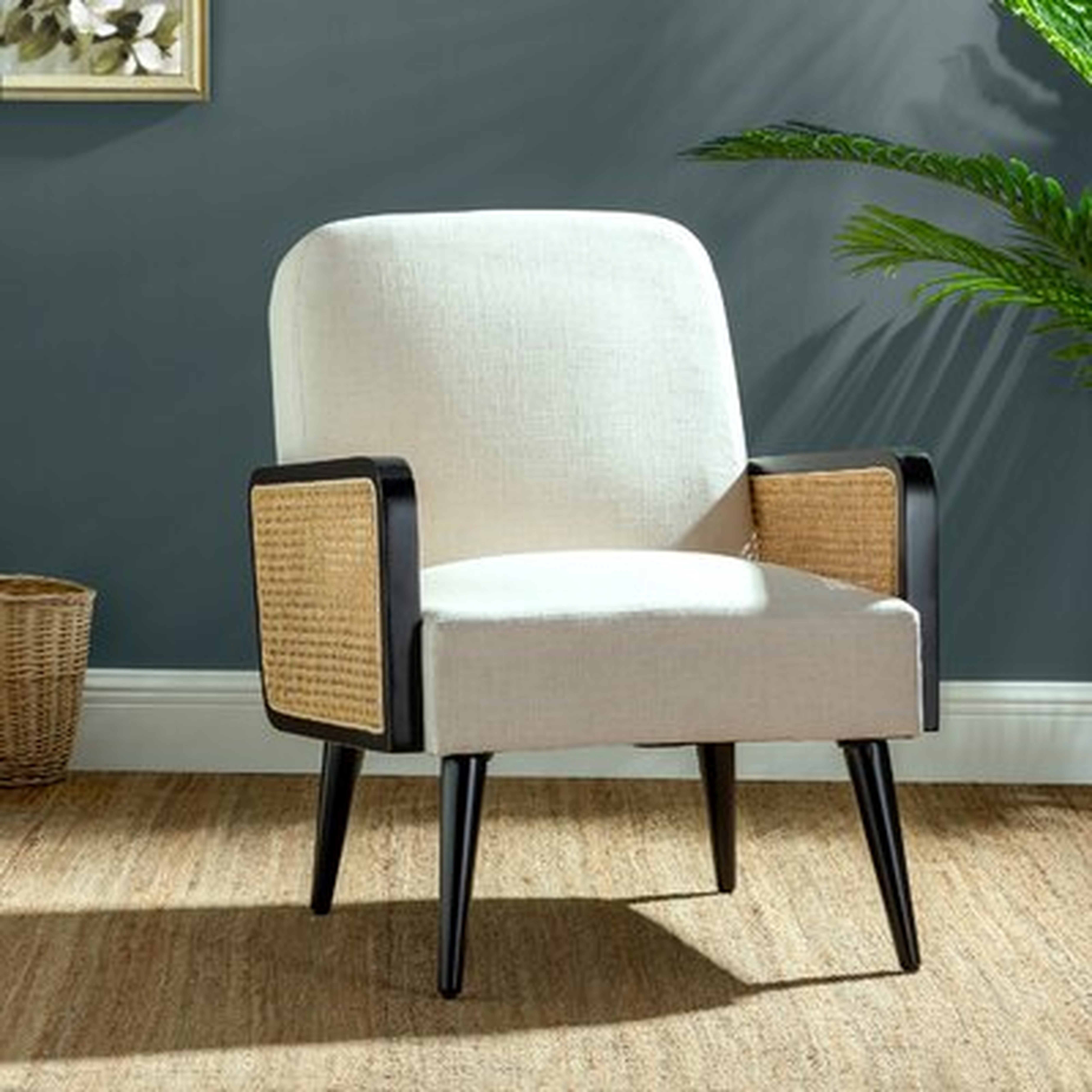 Koval 25.4'' Wide Armchair, Linen - Wayfair