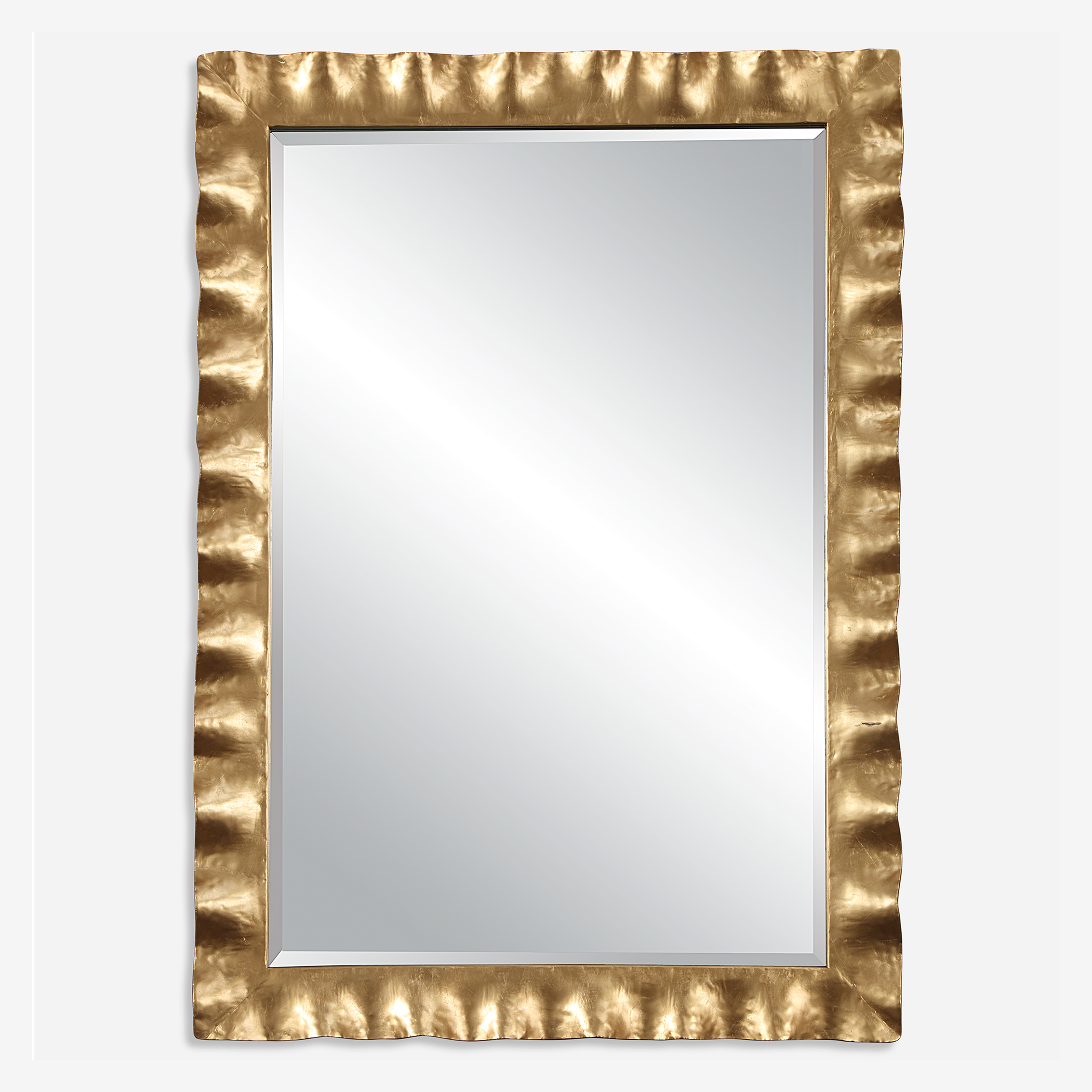 Haya Scalloped Gold Mirror - Uttermost