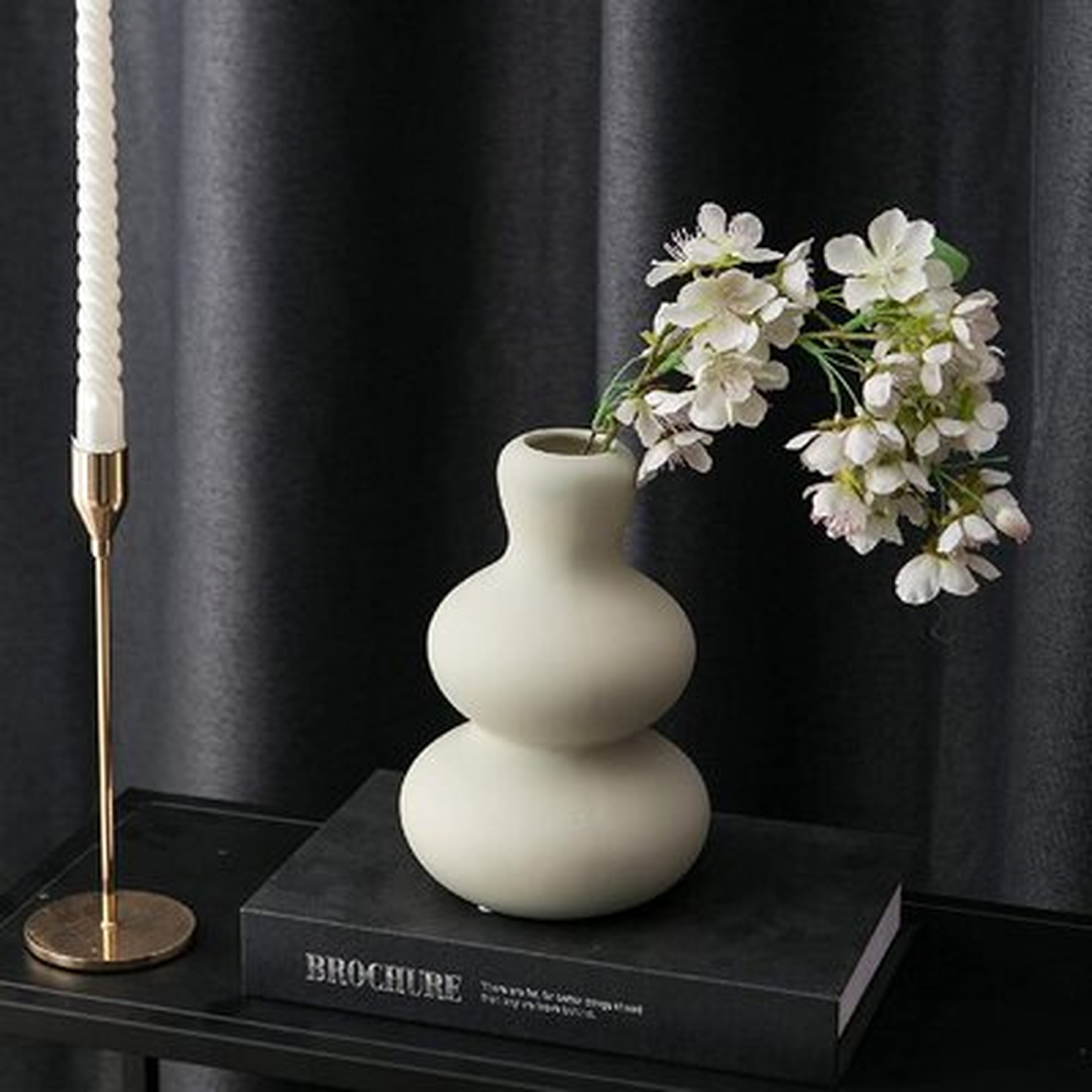 Flower Vase Ceramic Vases For Decor, Flower Vase For Home Decor Living Room, Home, Office, Centerpiece,Table And Wedding - Wayfair
