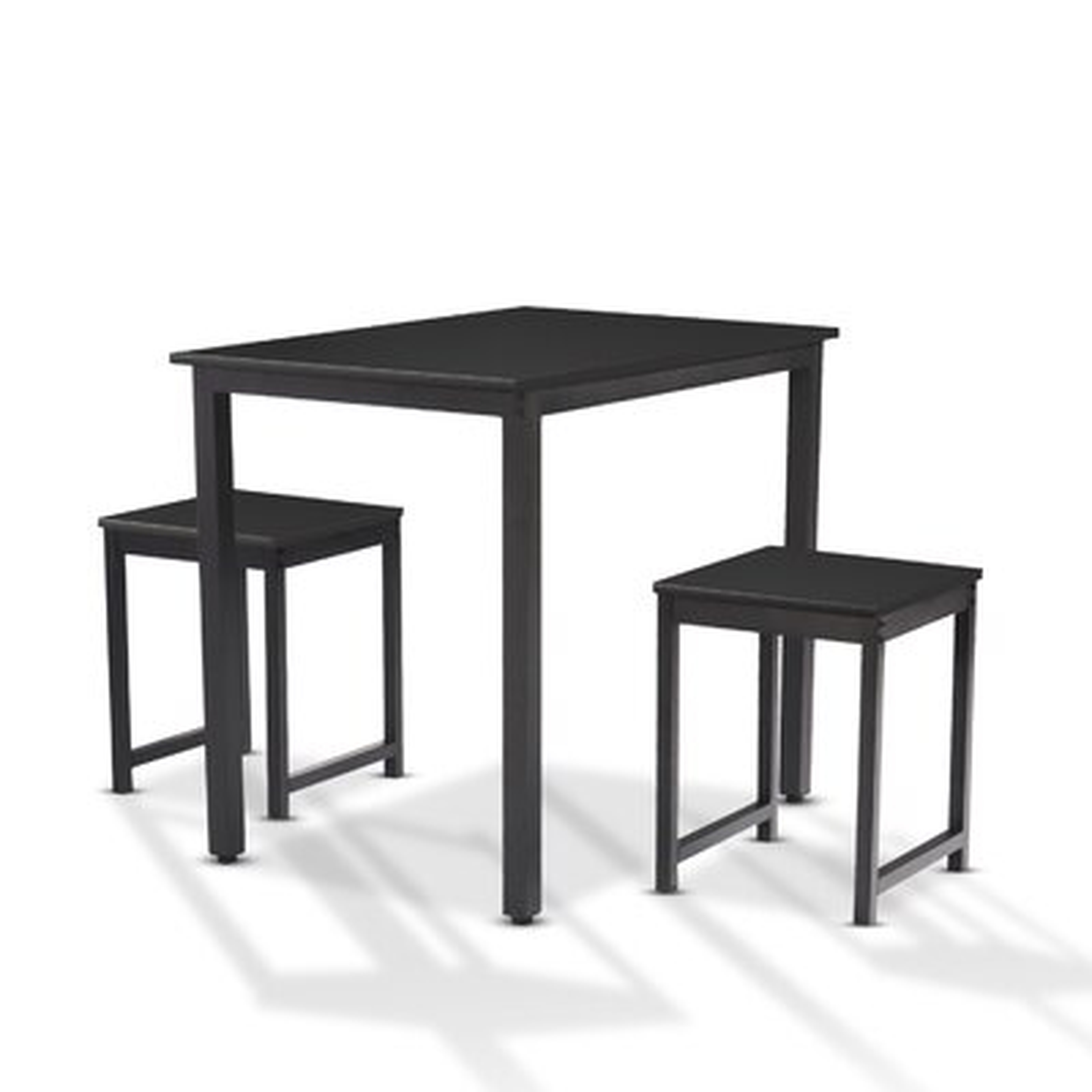 Dining Set,3 Piece Dining Set,Small Kitchen Table Set For 2 With Table And 2 Chairs,Two Person Dining Set,Pub Dining Table Set Perfect For Kitchen, Breakfast Nook, Bar, Living Room,Kitchen Furniture - Wayfair
