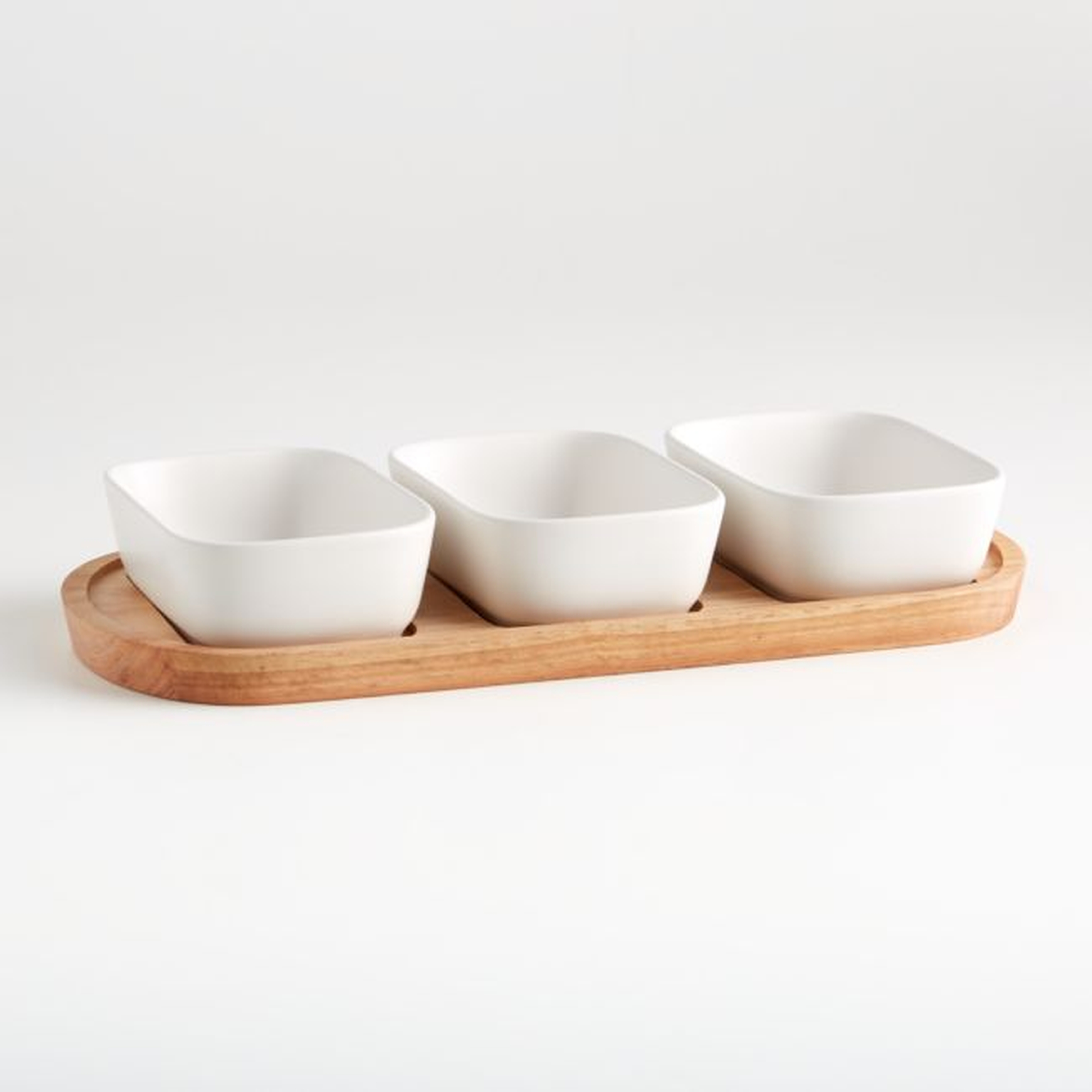 Oven-to-Table Oval Serving Bowls with Oval Platter - Crate and Barrel
