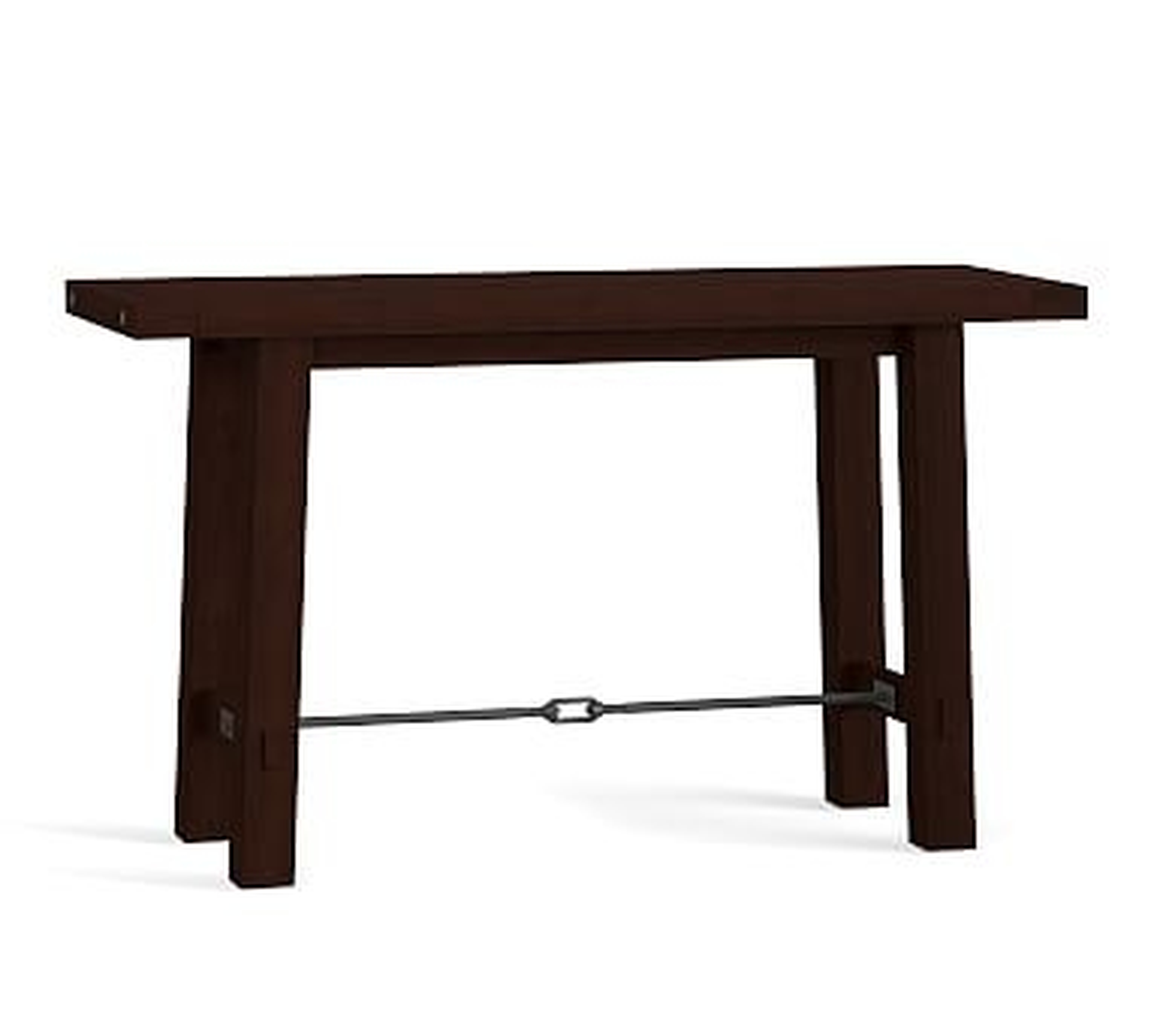 Benchwright Counter Height Table, Rustic Mahogany - Pottery Barn