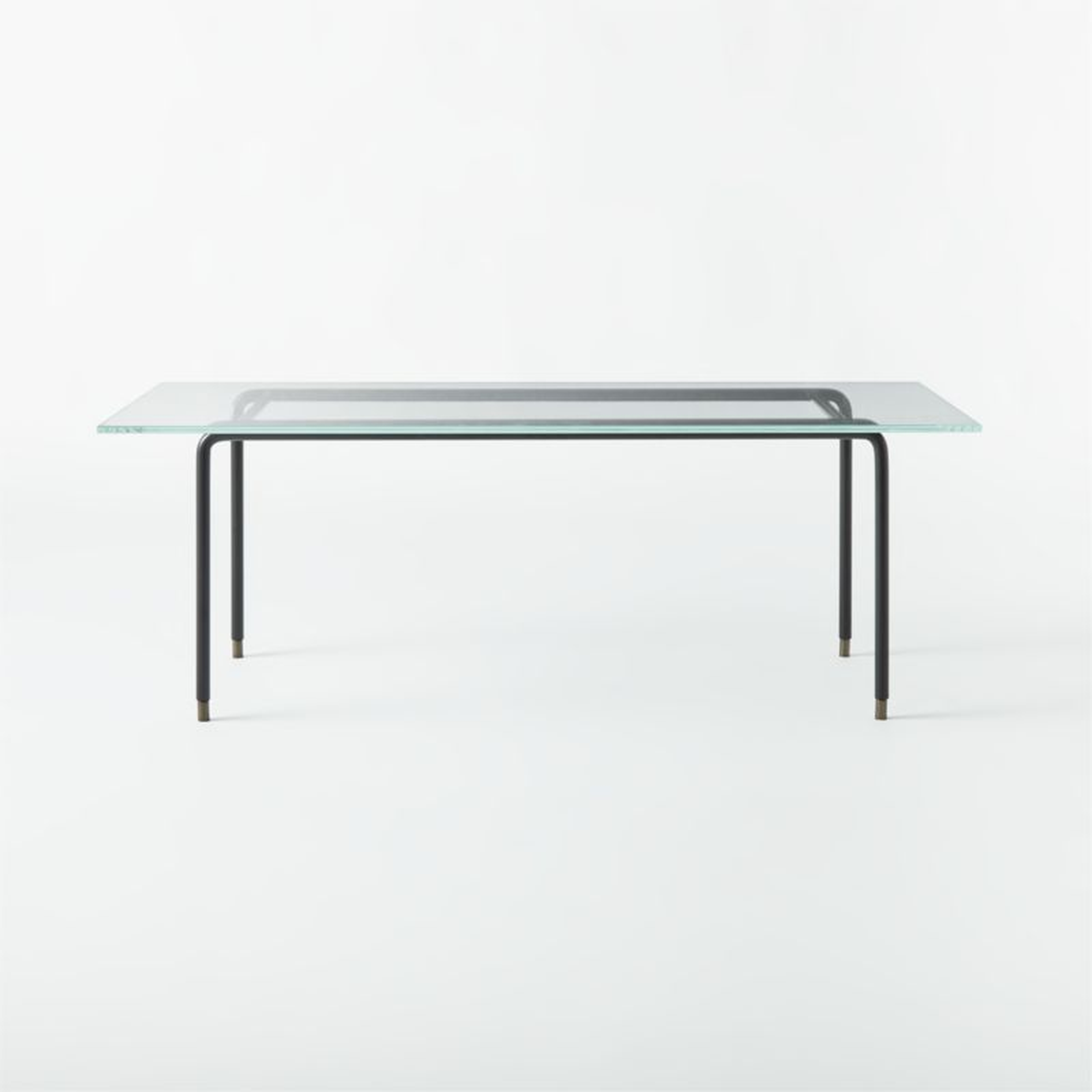 Cane Glass Coffee Table - CB2