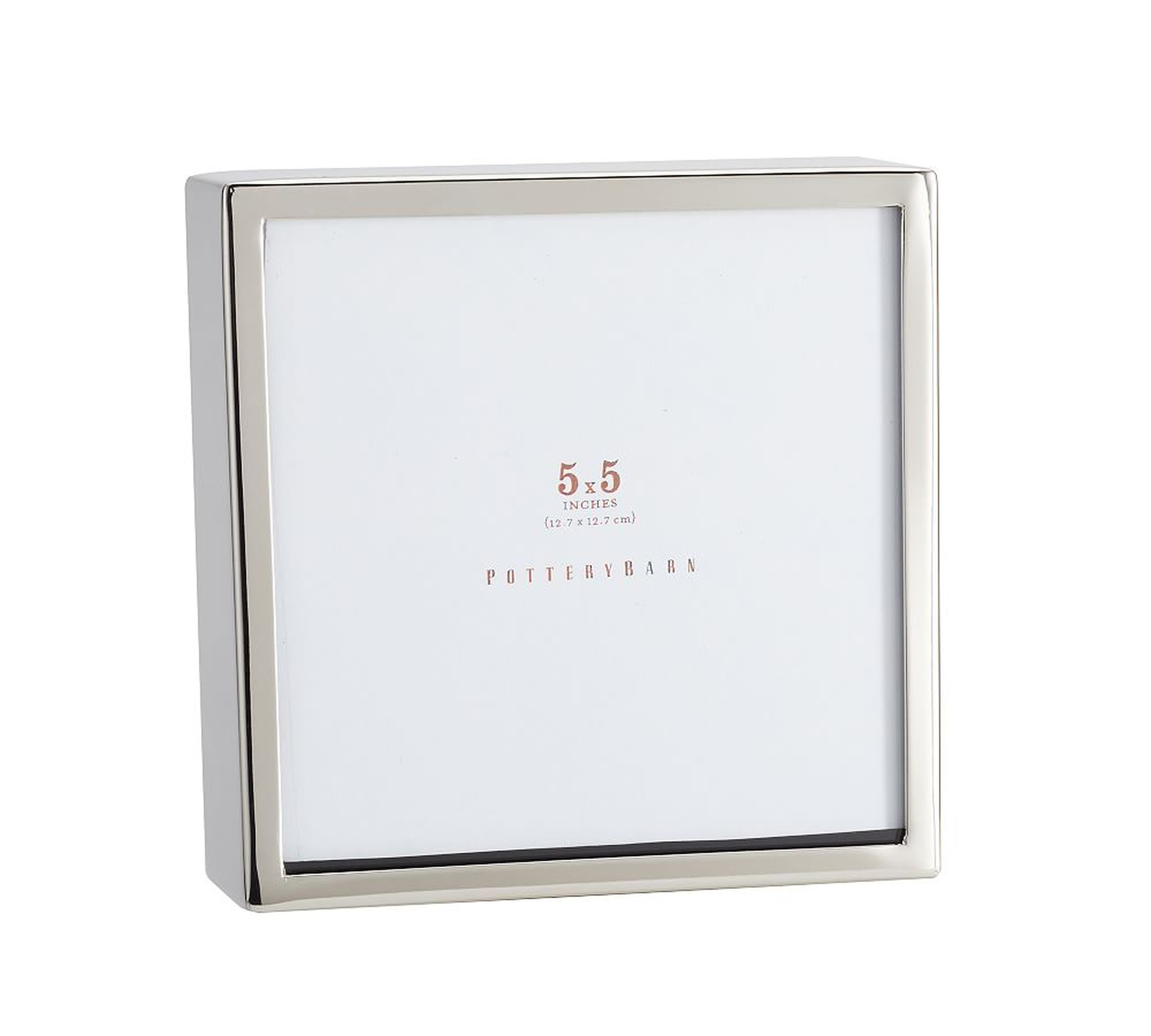 Hagen Picture Frame, Silver, 5" x 5" - Pottery Barn