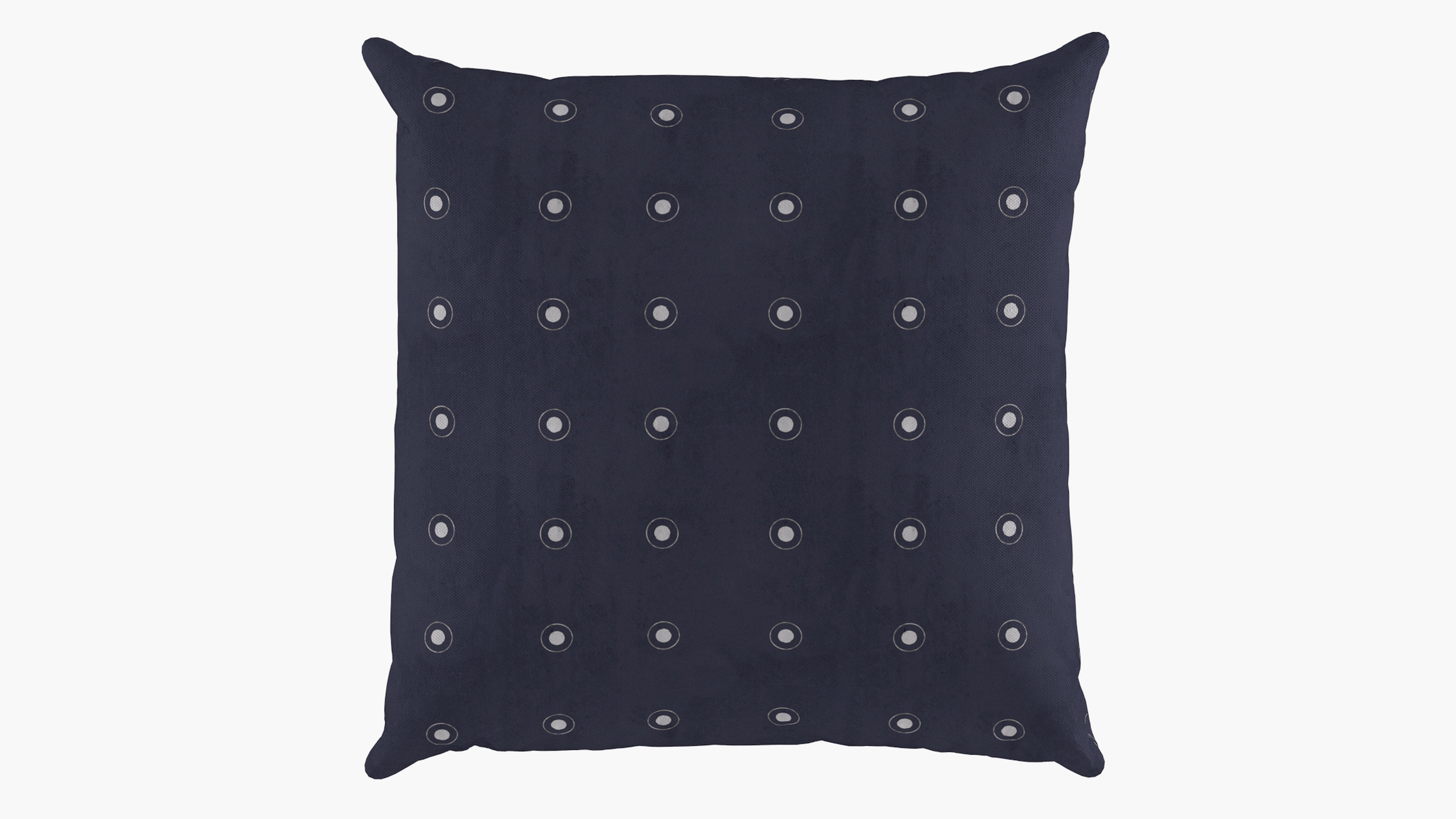 Outdoor 20" Throw Pillow, Muki Dot, 20" x 20" - The Inside