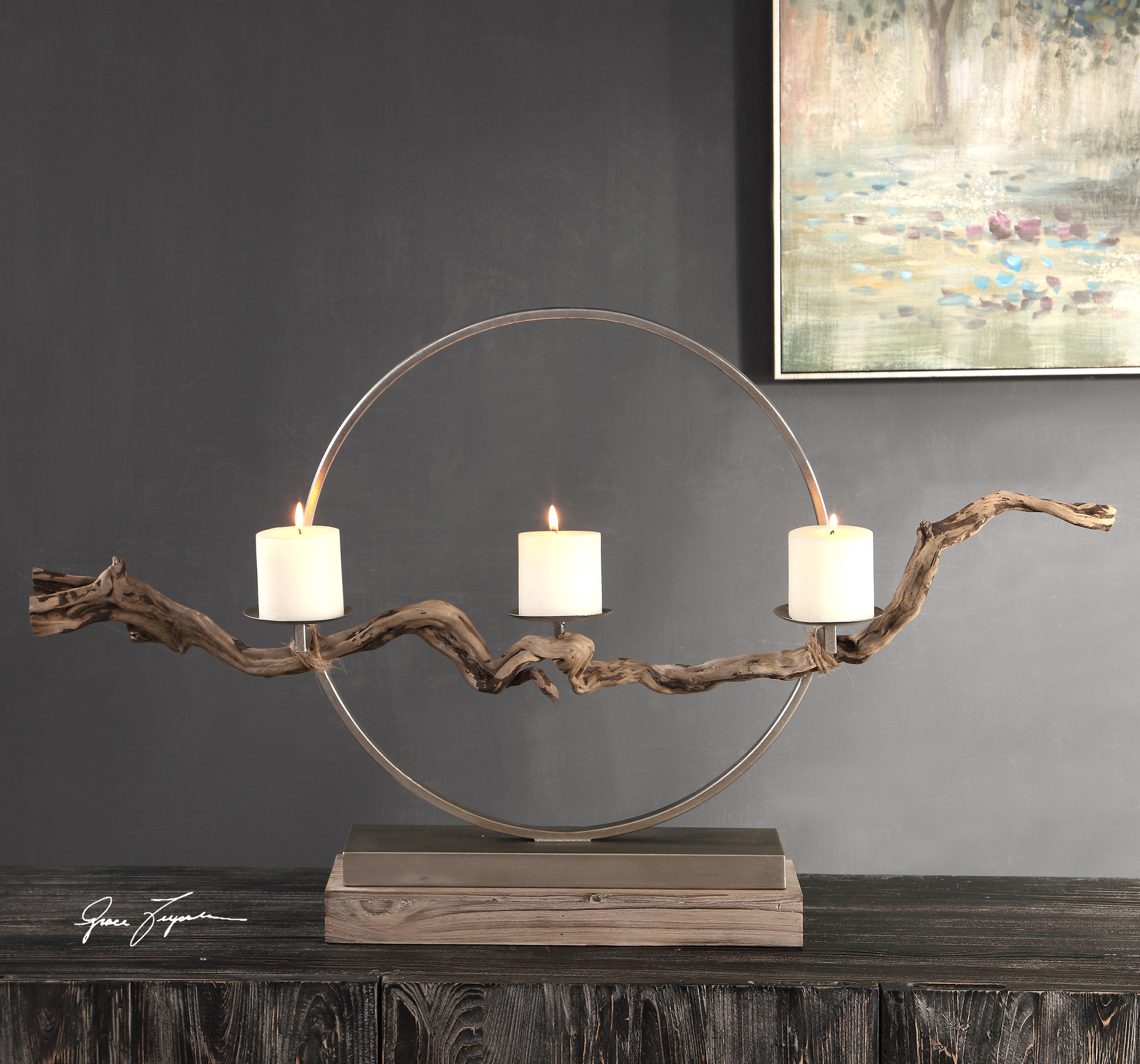 Ameera Twig Candleholder - Uttermost