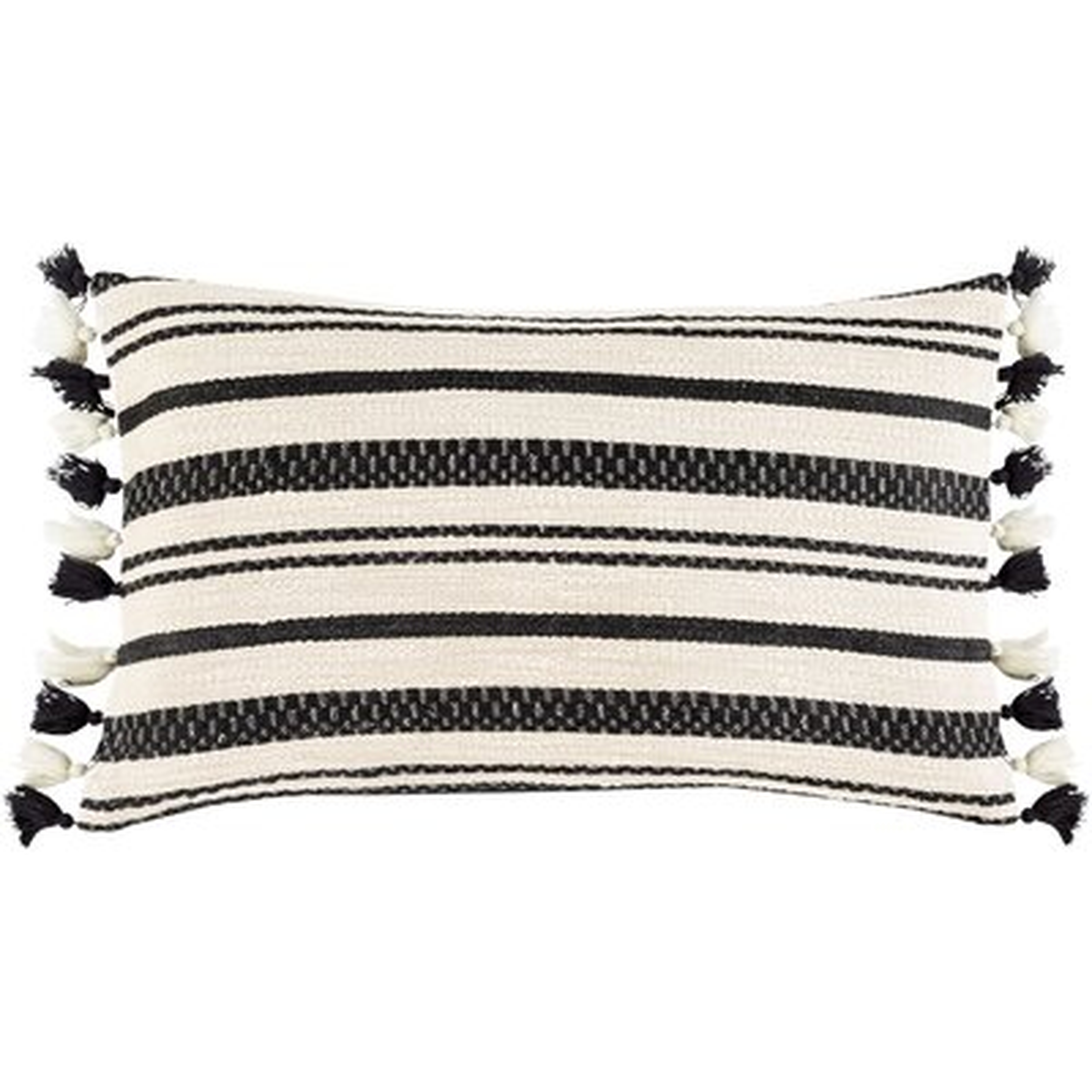 Rankins Cotton Striped Lumbar Pillow - AllModern