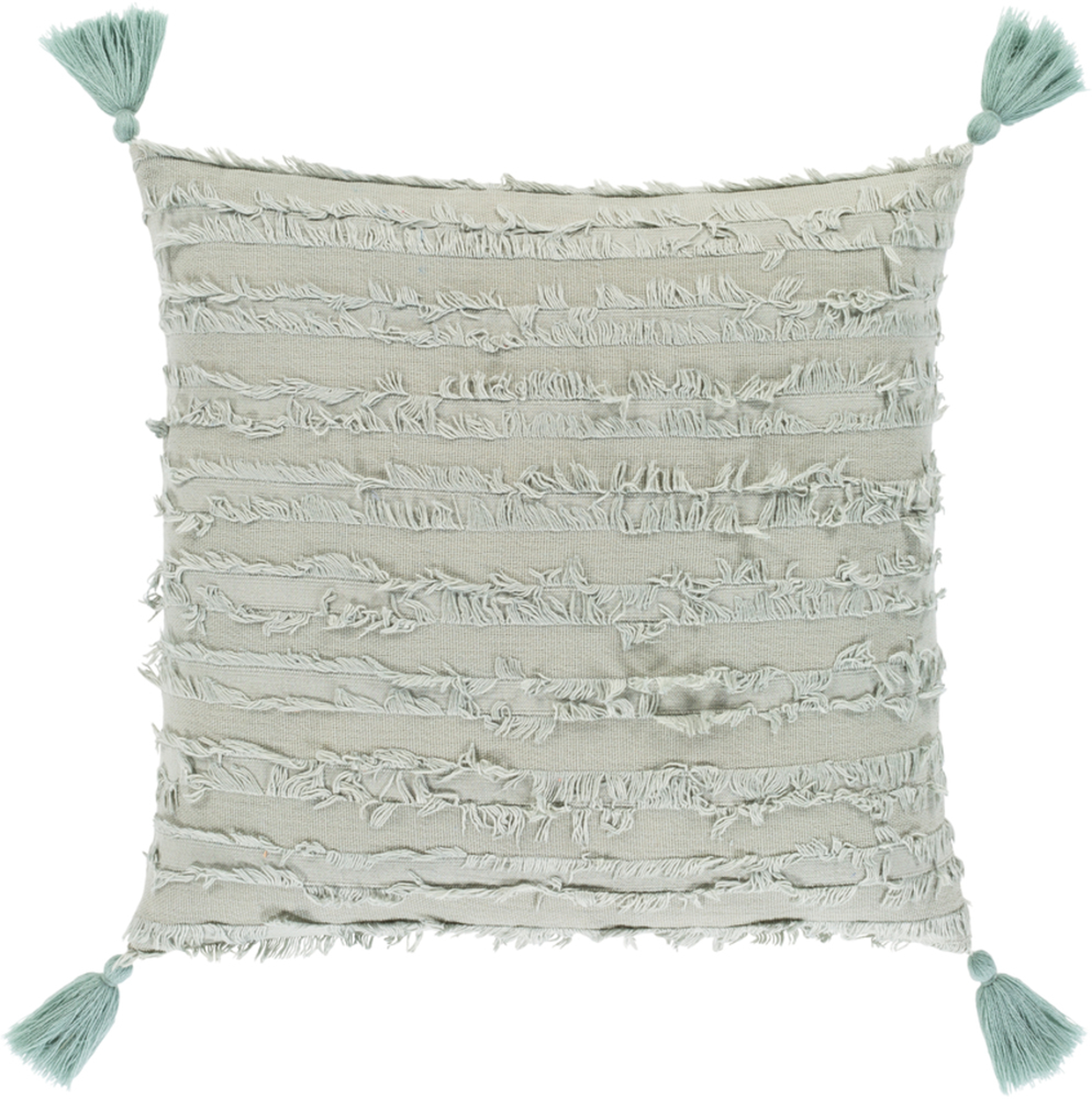 Discontinued - Noemi Pillow Cover, 18" x 18", Sage - Roam Common