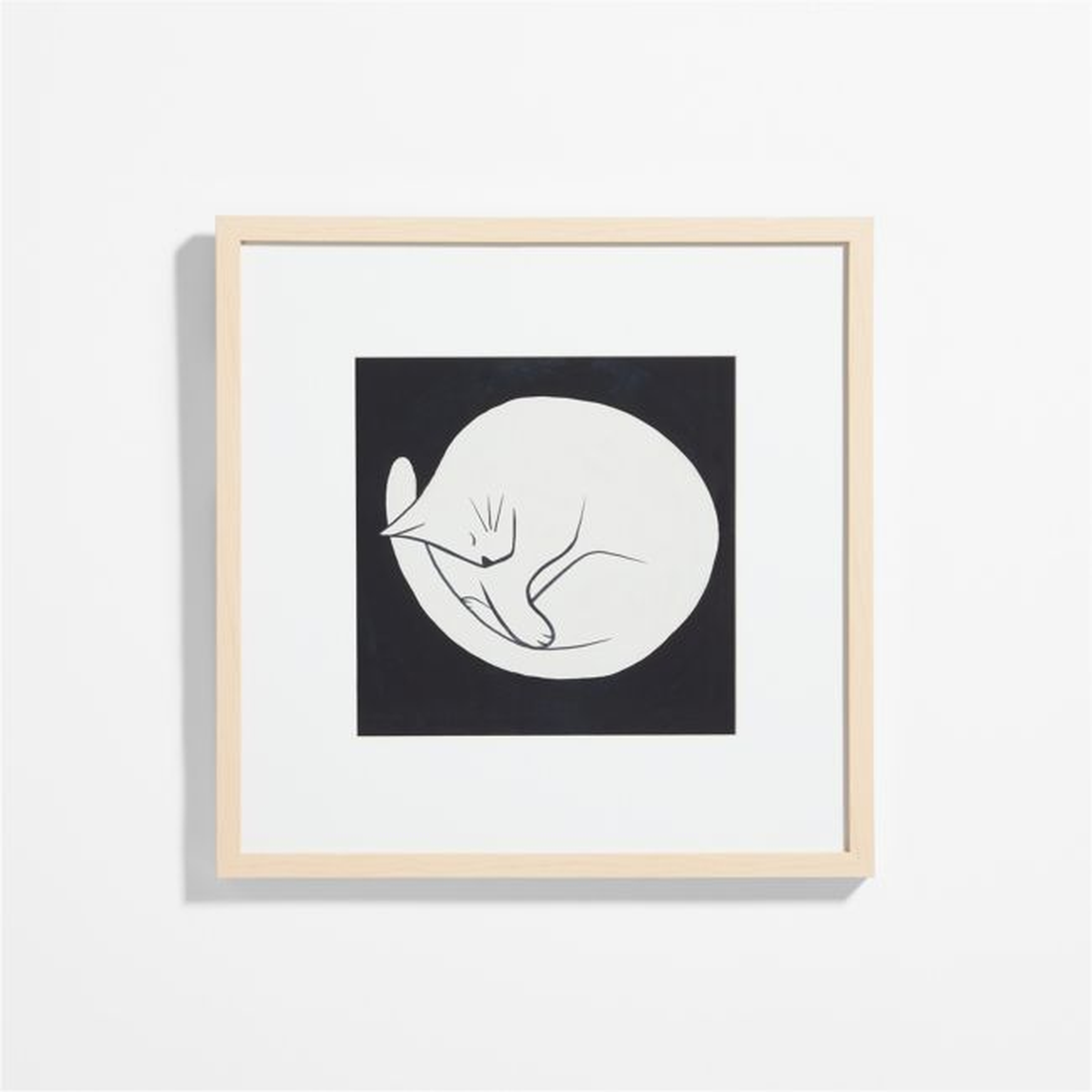 Cat Framed Wall Art Print - Crate & Kids