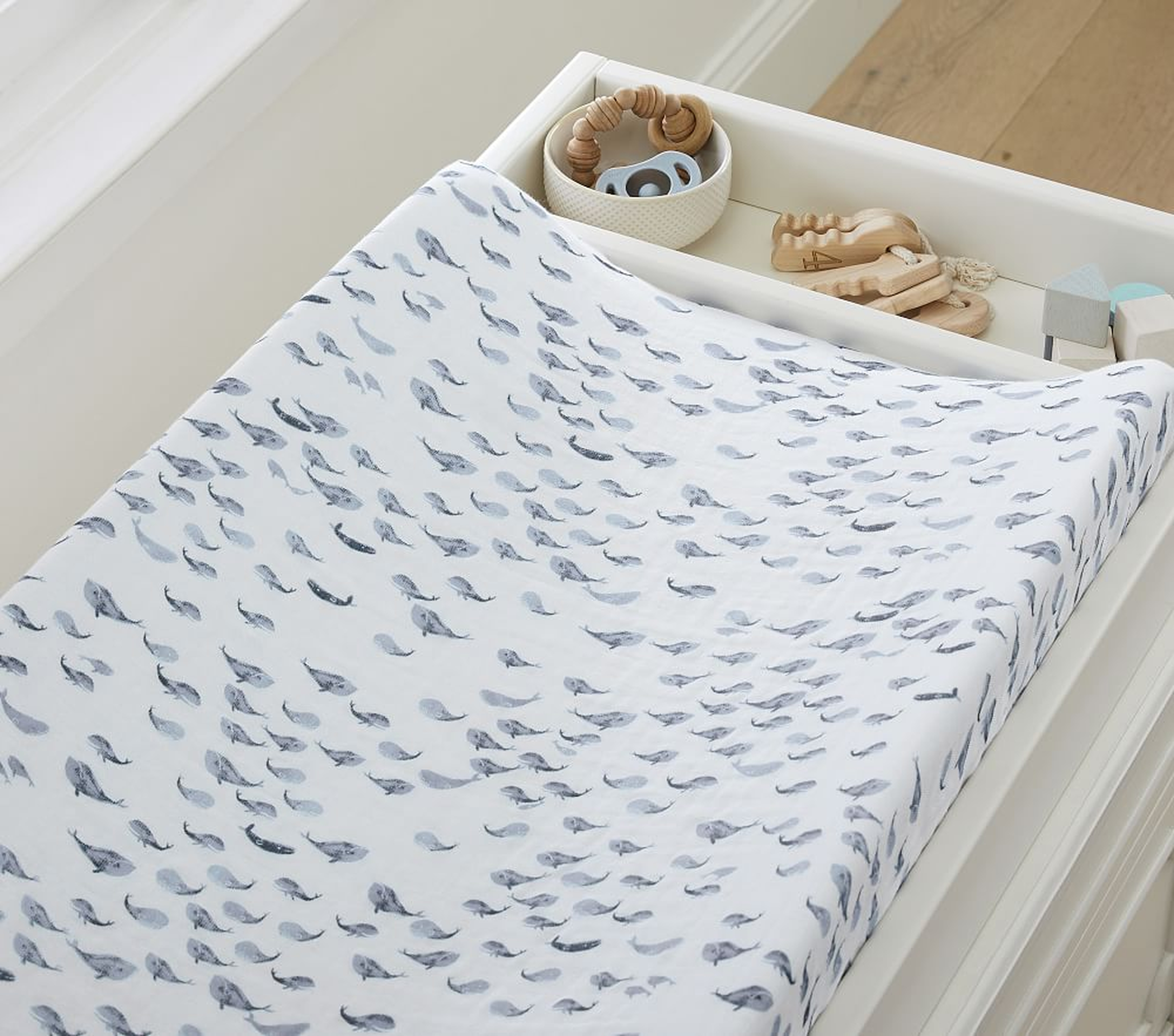 Conventional Changing Pad Insert & 2 Jack Organic Muslin Changing Covers - Pottery Barn Kids