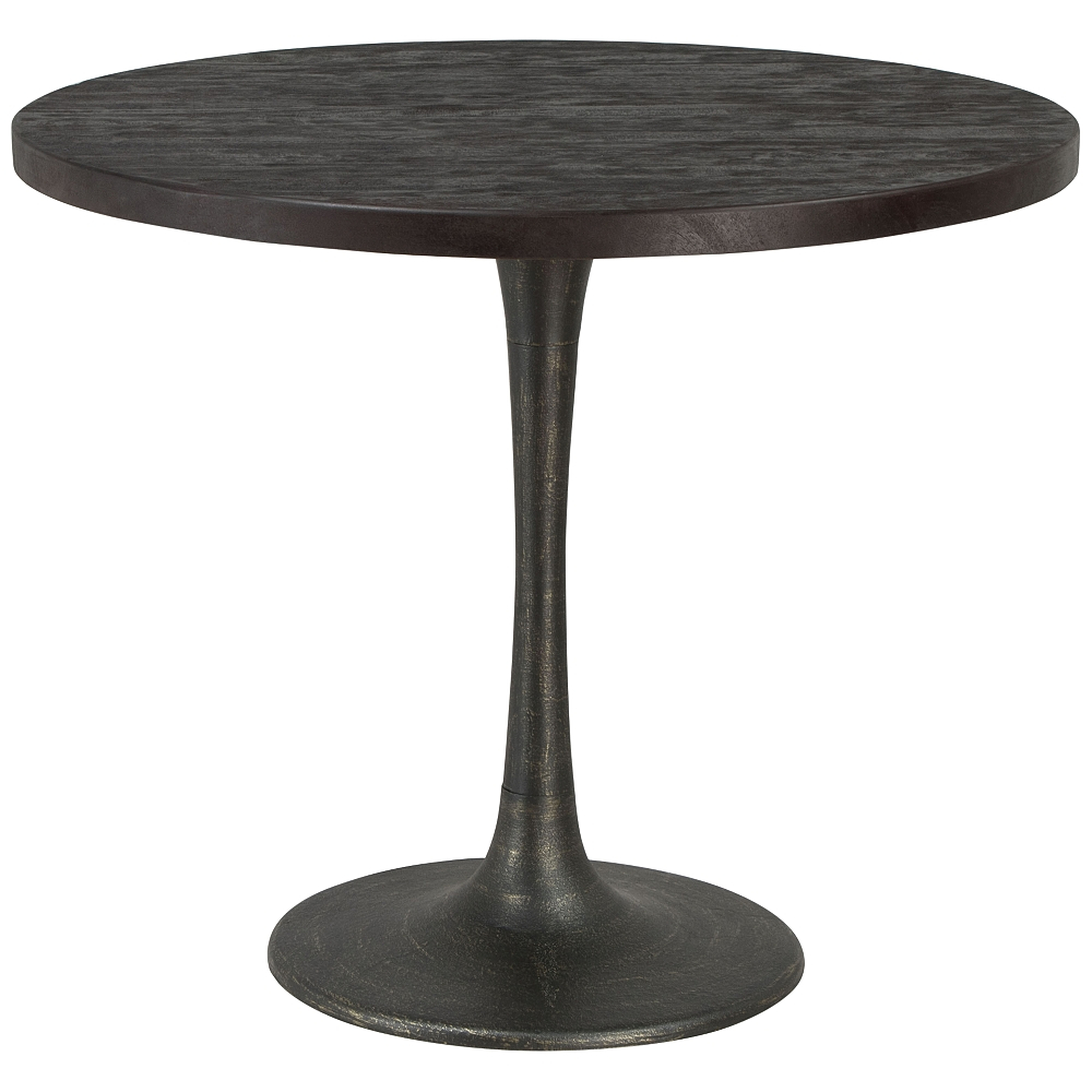 Zuo Montreal 36" Wide Black Round Dining Table - Style # 95Y13 - Lamps Plus