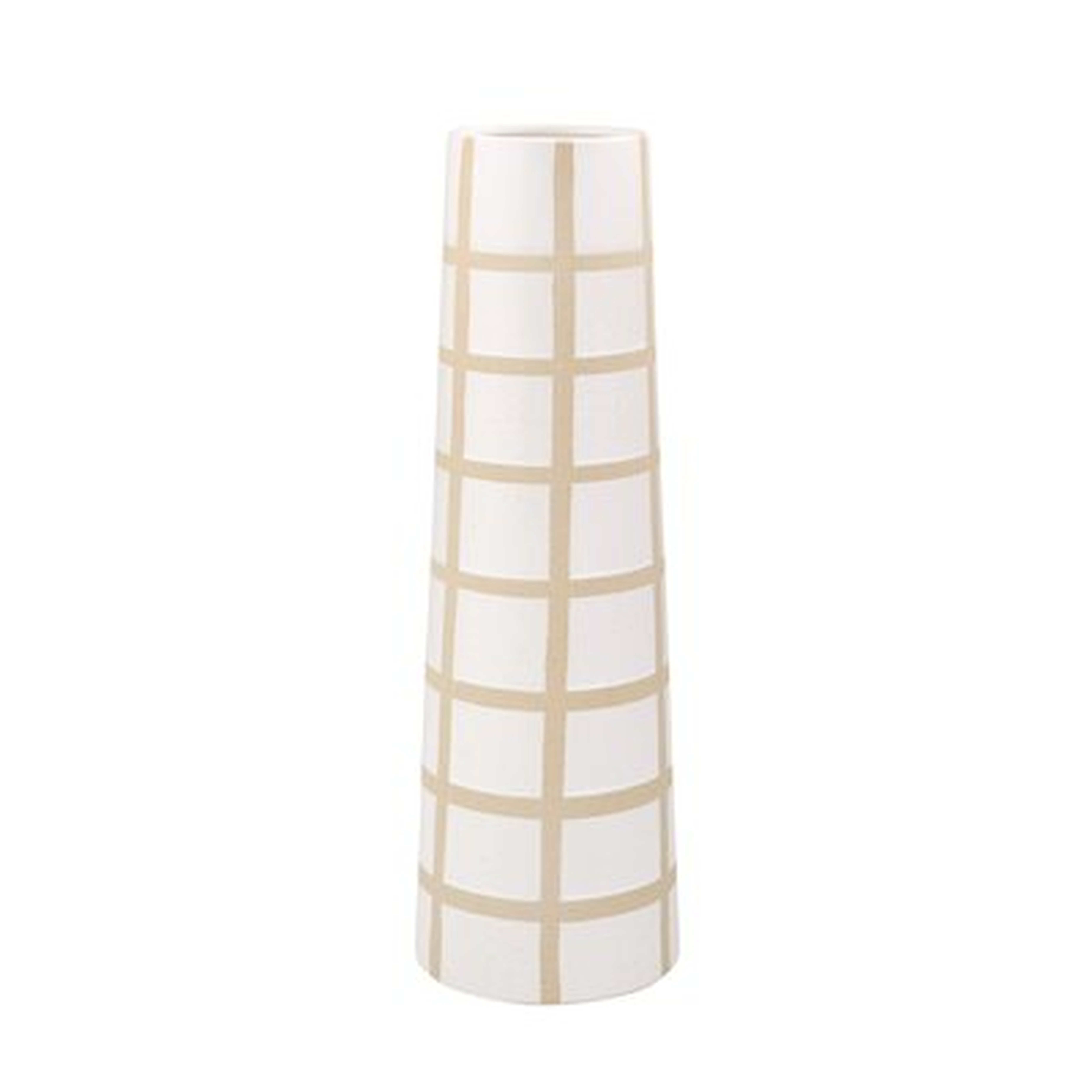Kavanaugh Ceramic Windowpane Floor Vase - AllModern