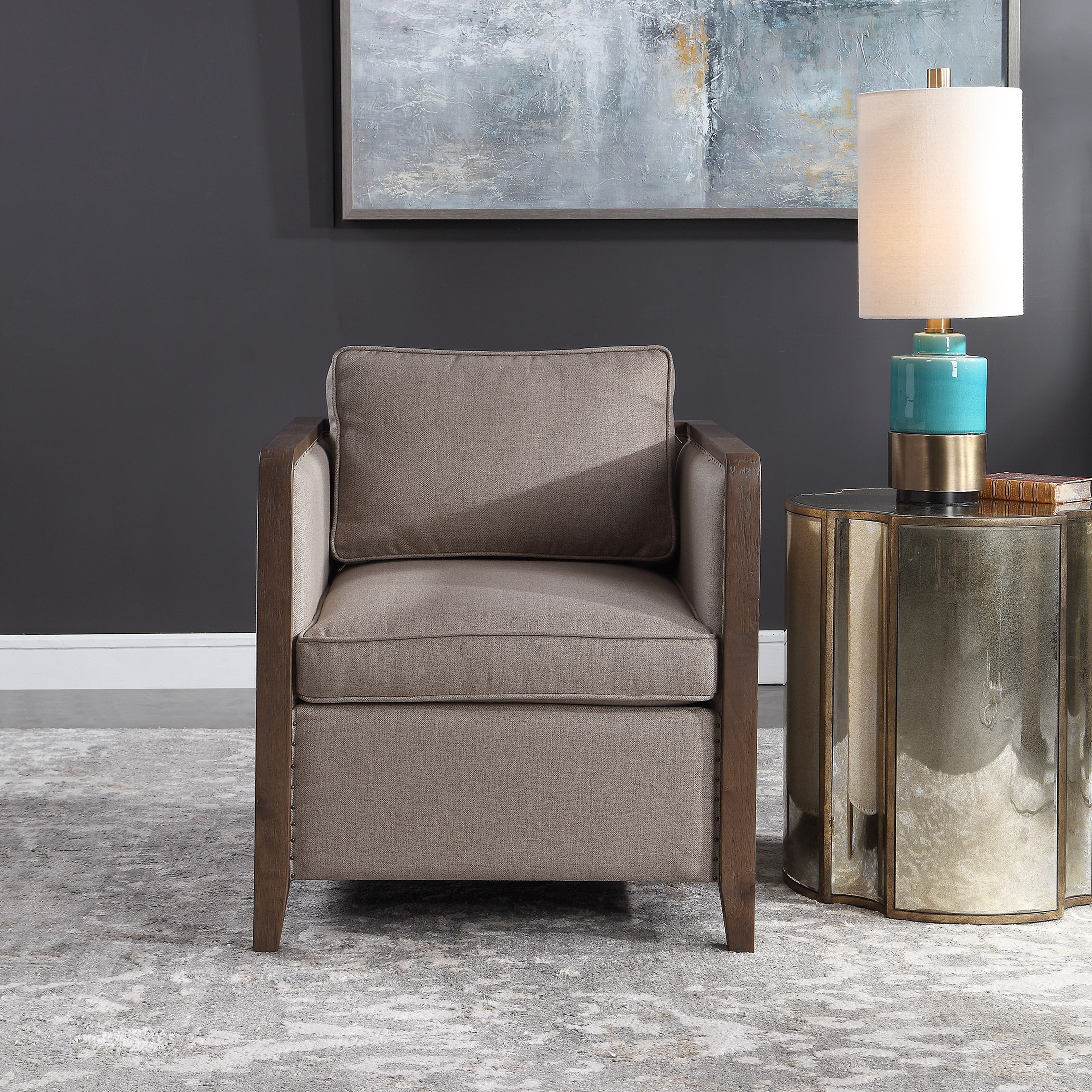 Ennis Contemporary Accent Chair - Hudsonhill Foundry