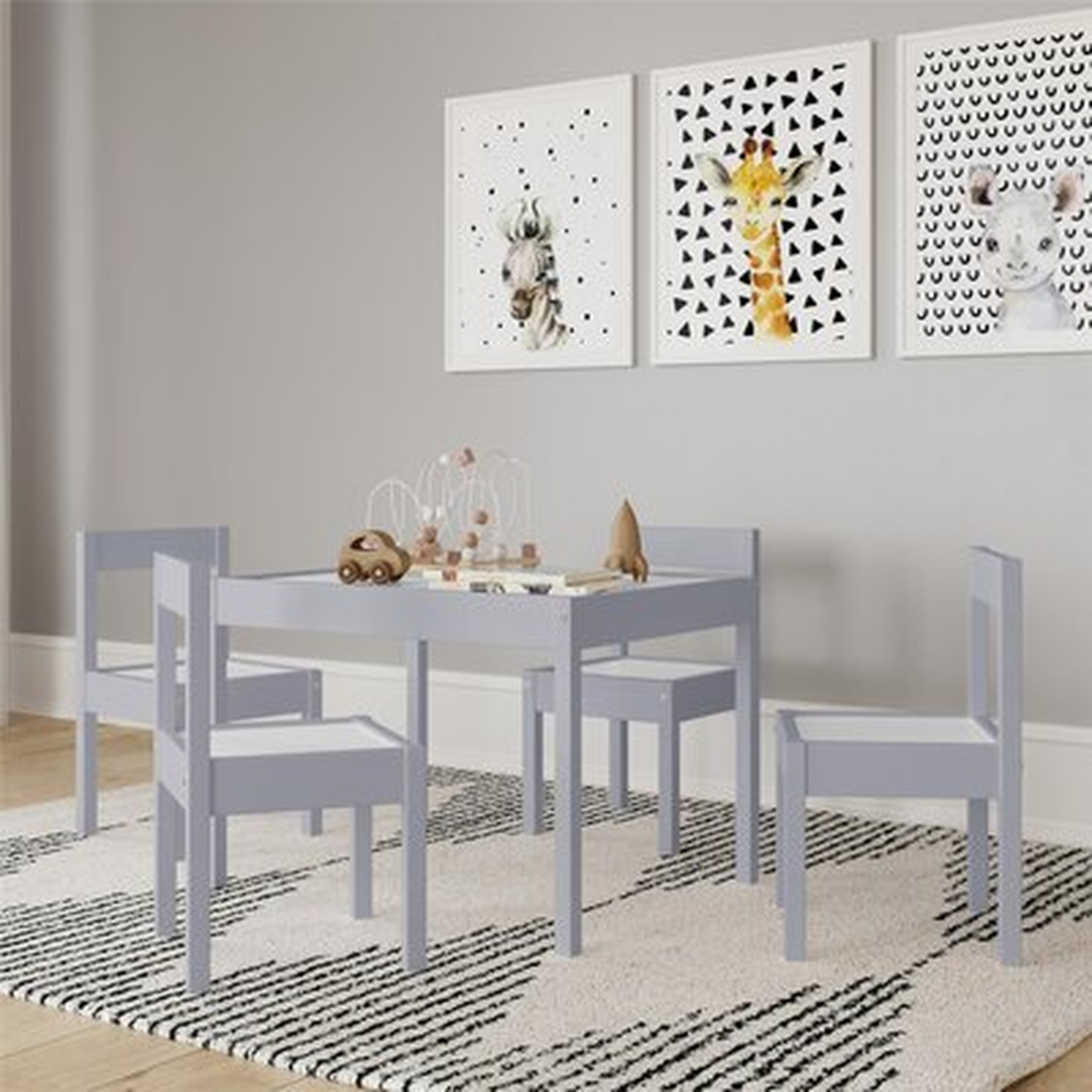 Hildreth Kids Rectangular Activity Table and Chair Set - Wayfair