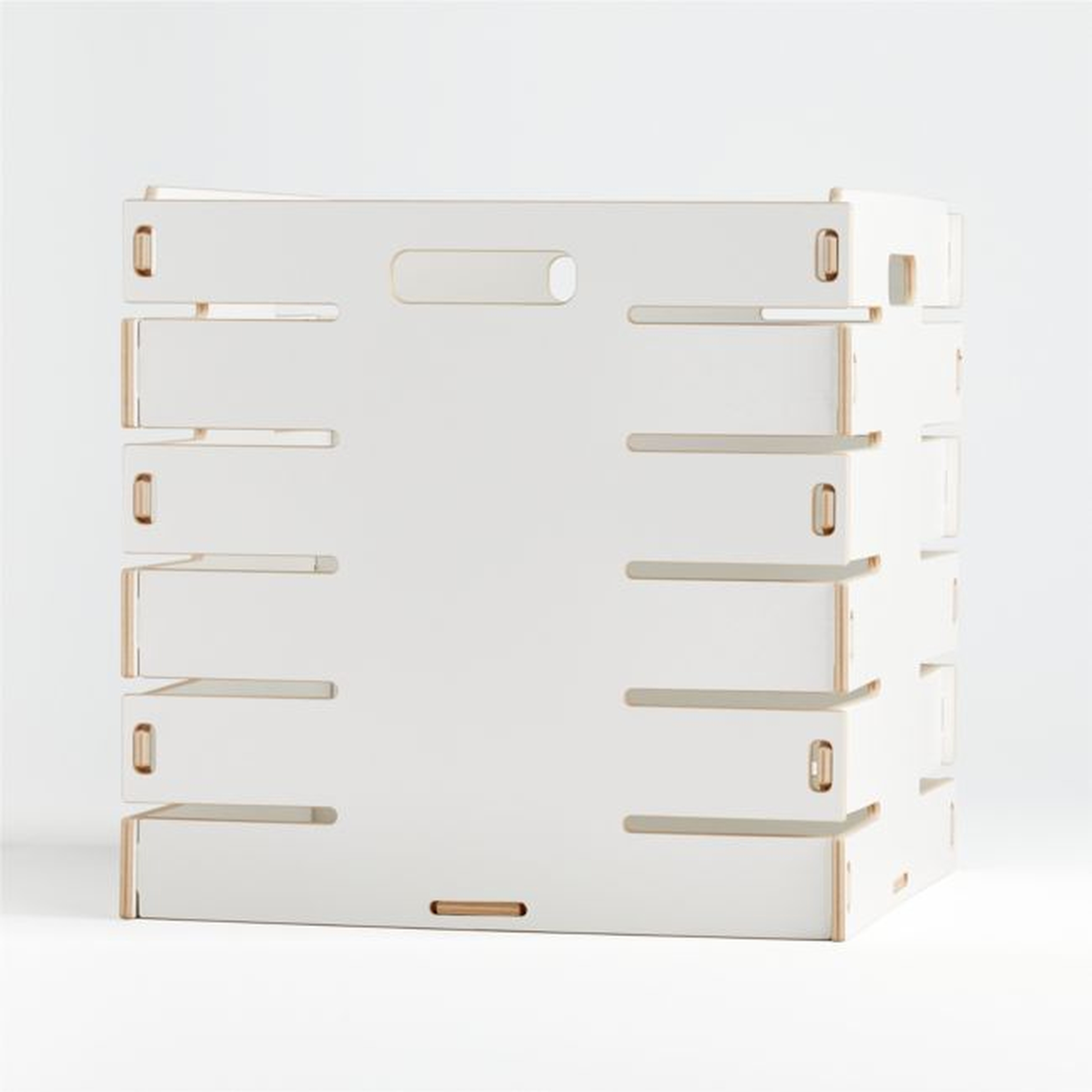 Sprout Large White Crate - Crate and Barrel