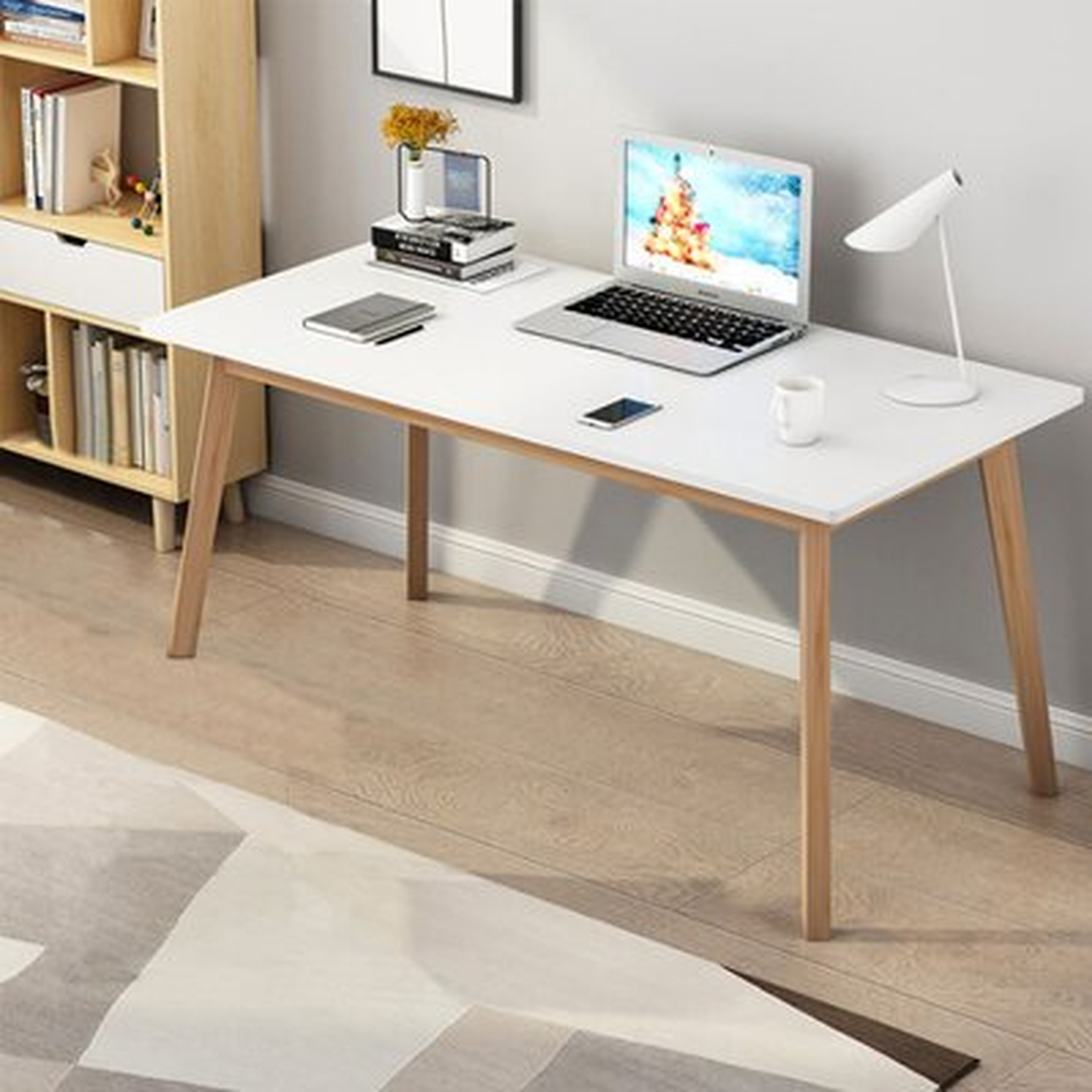 Sabion Reversible Solid Wood Desk - Wayfair