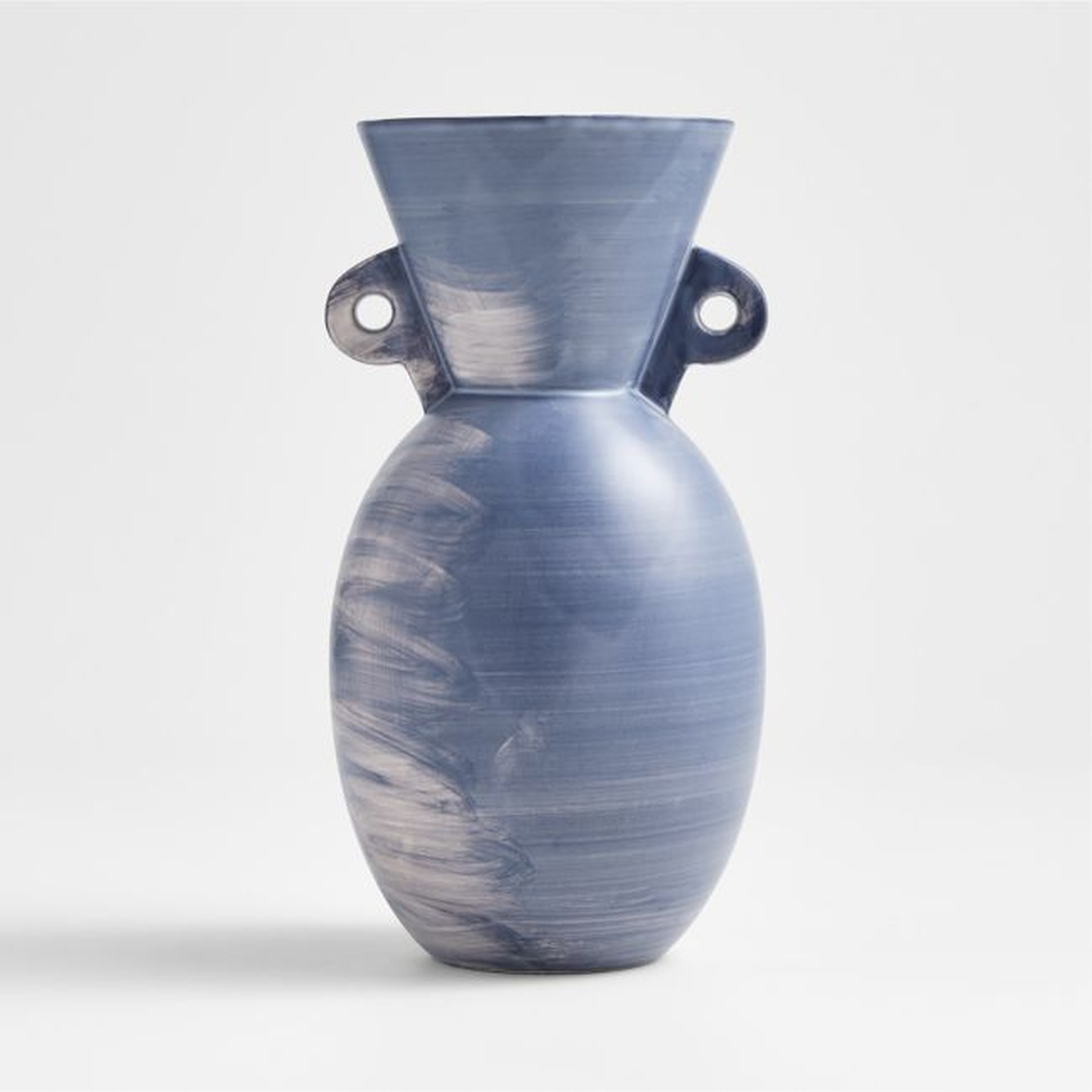 Cel Blue & White Vase - Crate and Barrel