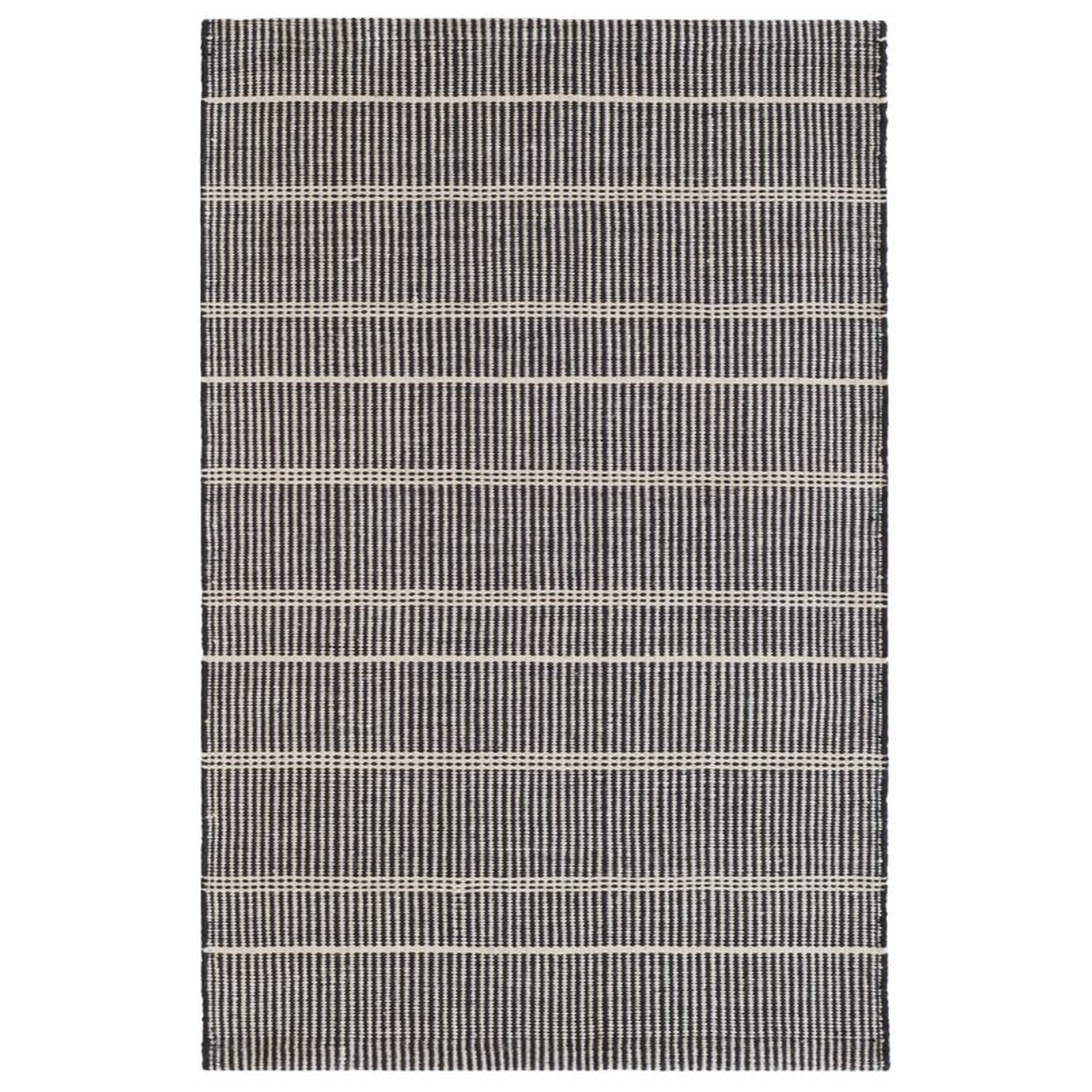 Dash and Albert Rugs Samson Black Handwoven Indoor/Outdoor Rug - Perigold