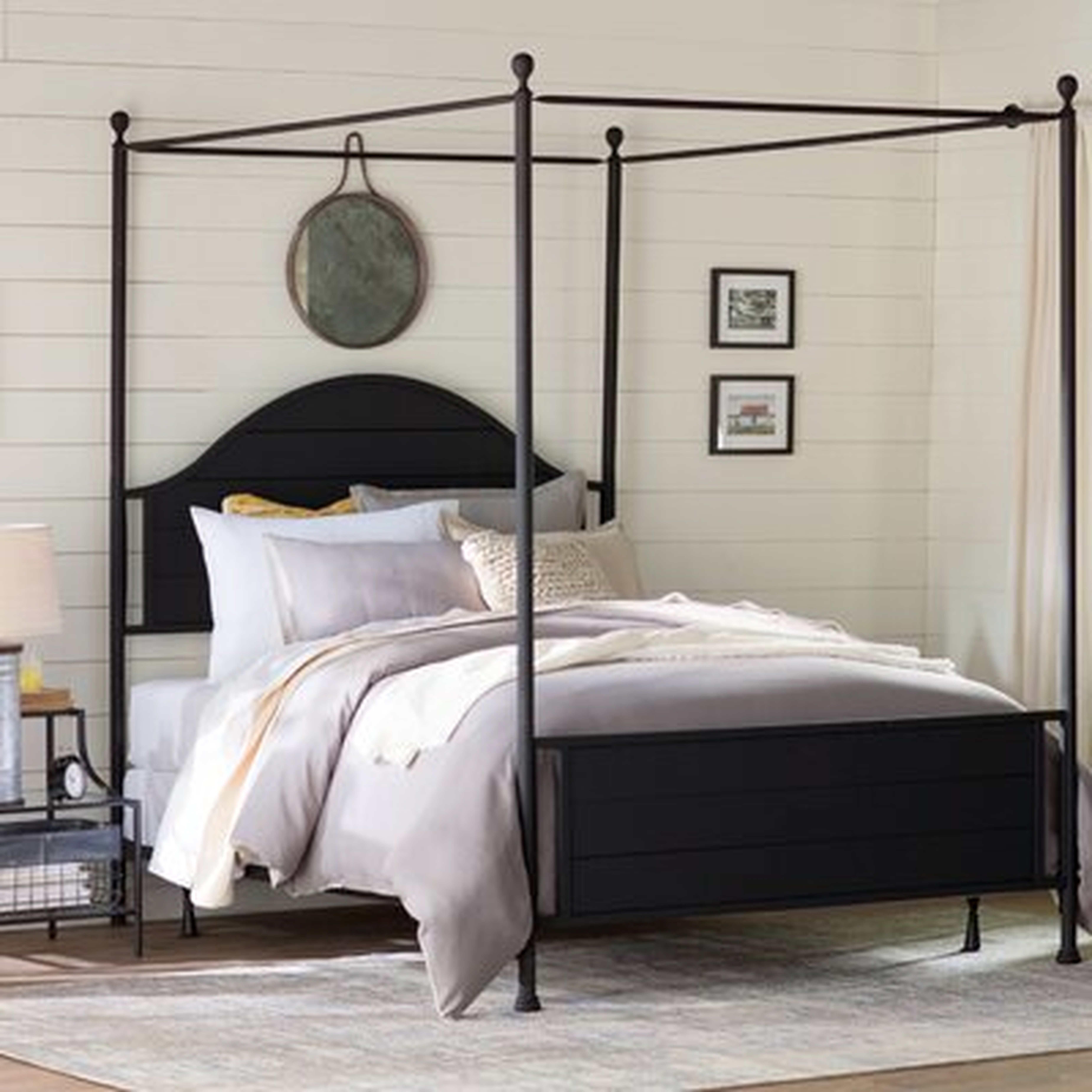 Jannery Canopy Standard Bed - Wayfair