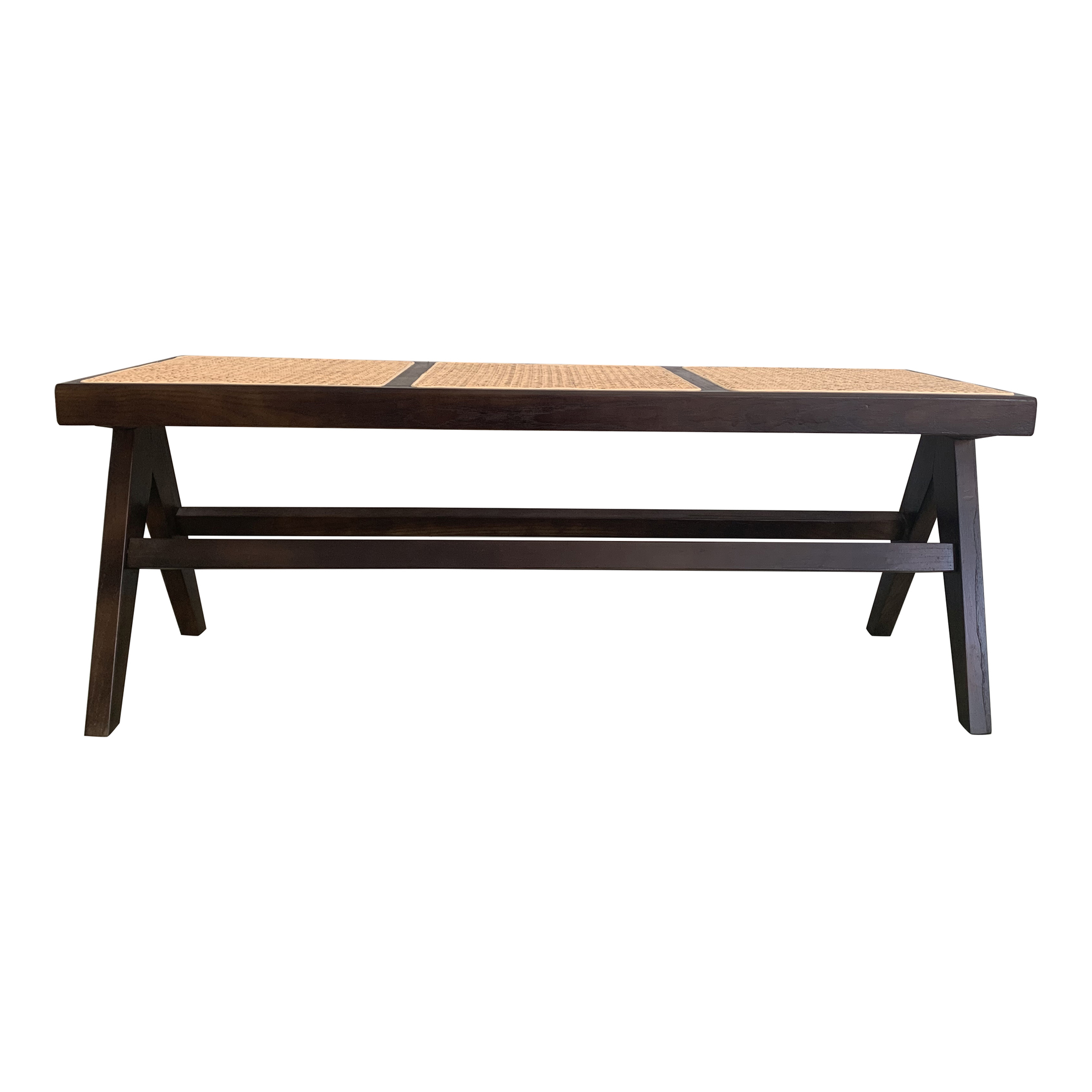 Takashi Bench Dark Brown - Moes Home Collection