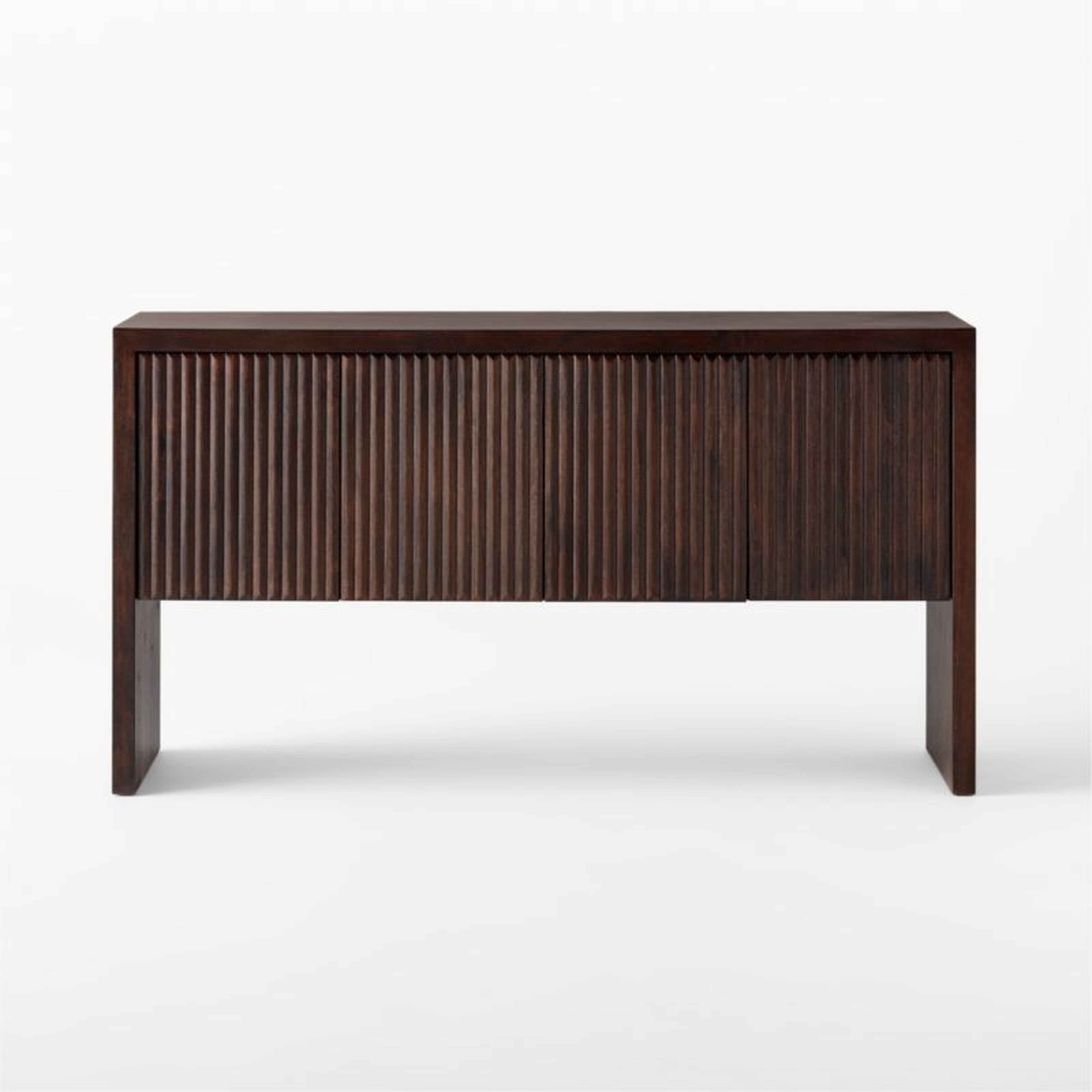 Prism Dark Wood Credenza - CB2