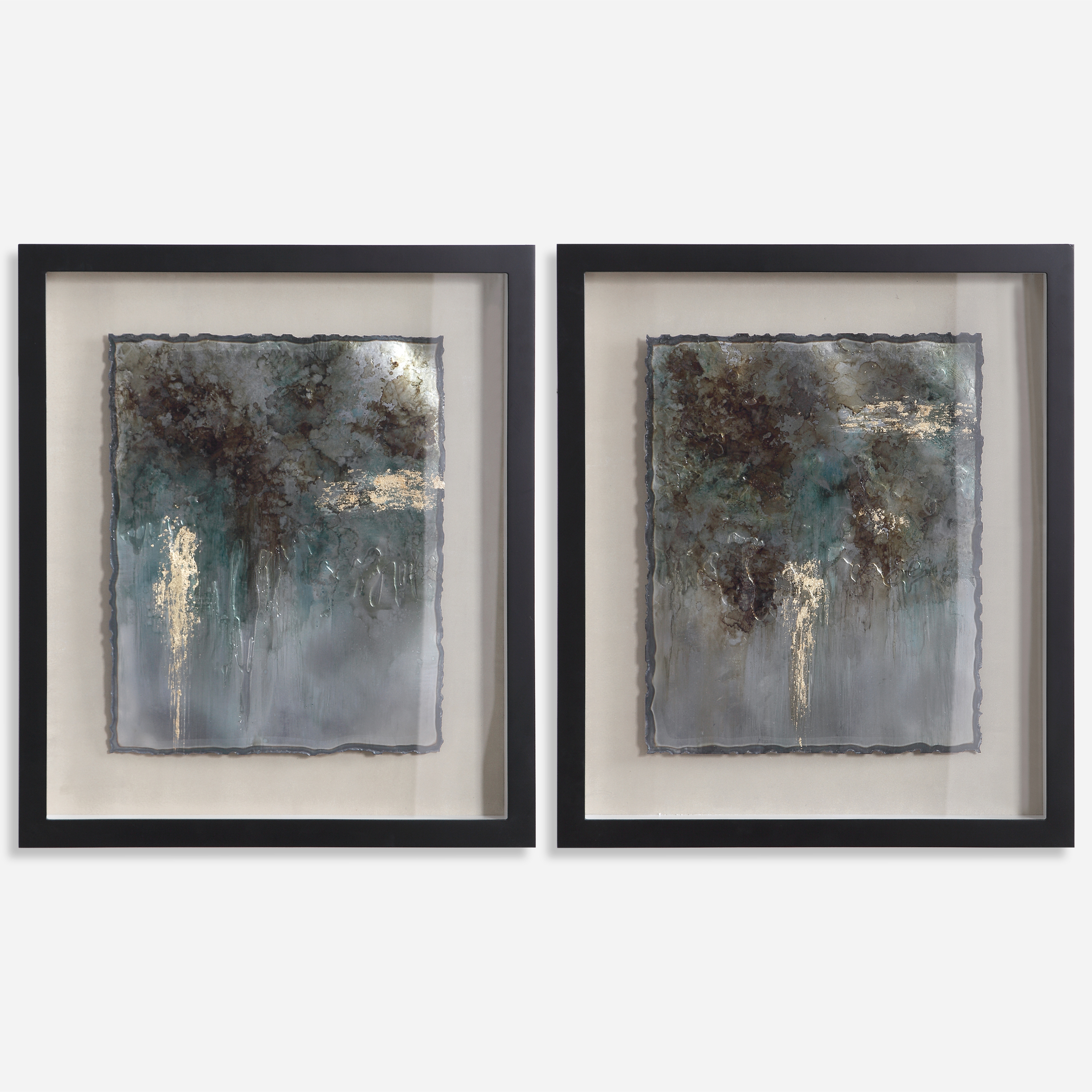 Rustic Patina Framed Prints, Set/2 - Uttermost