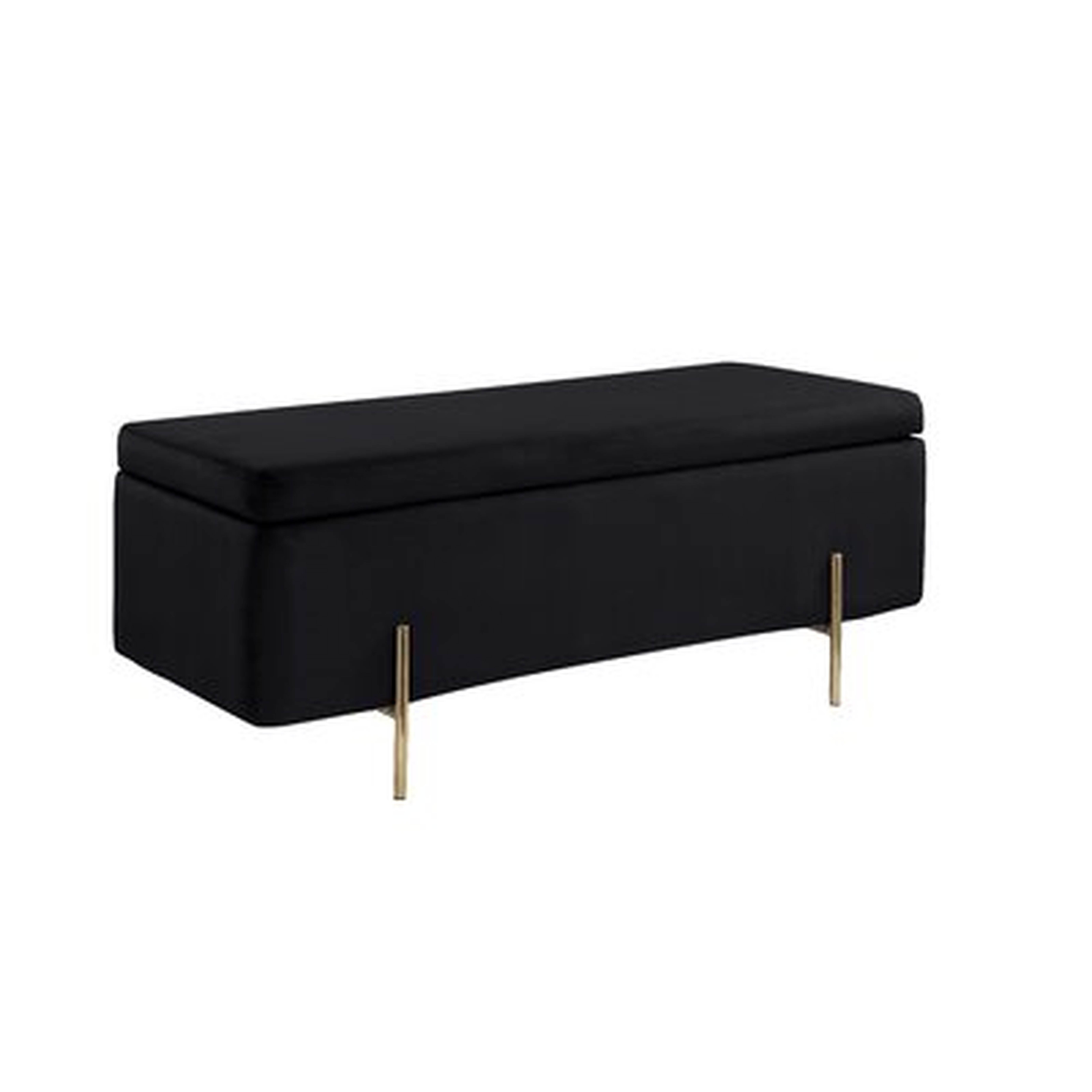 Upholstered Flip Top Storage Bench - Wayfair