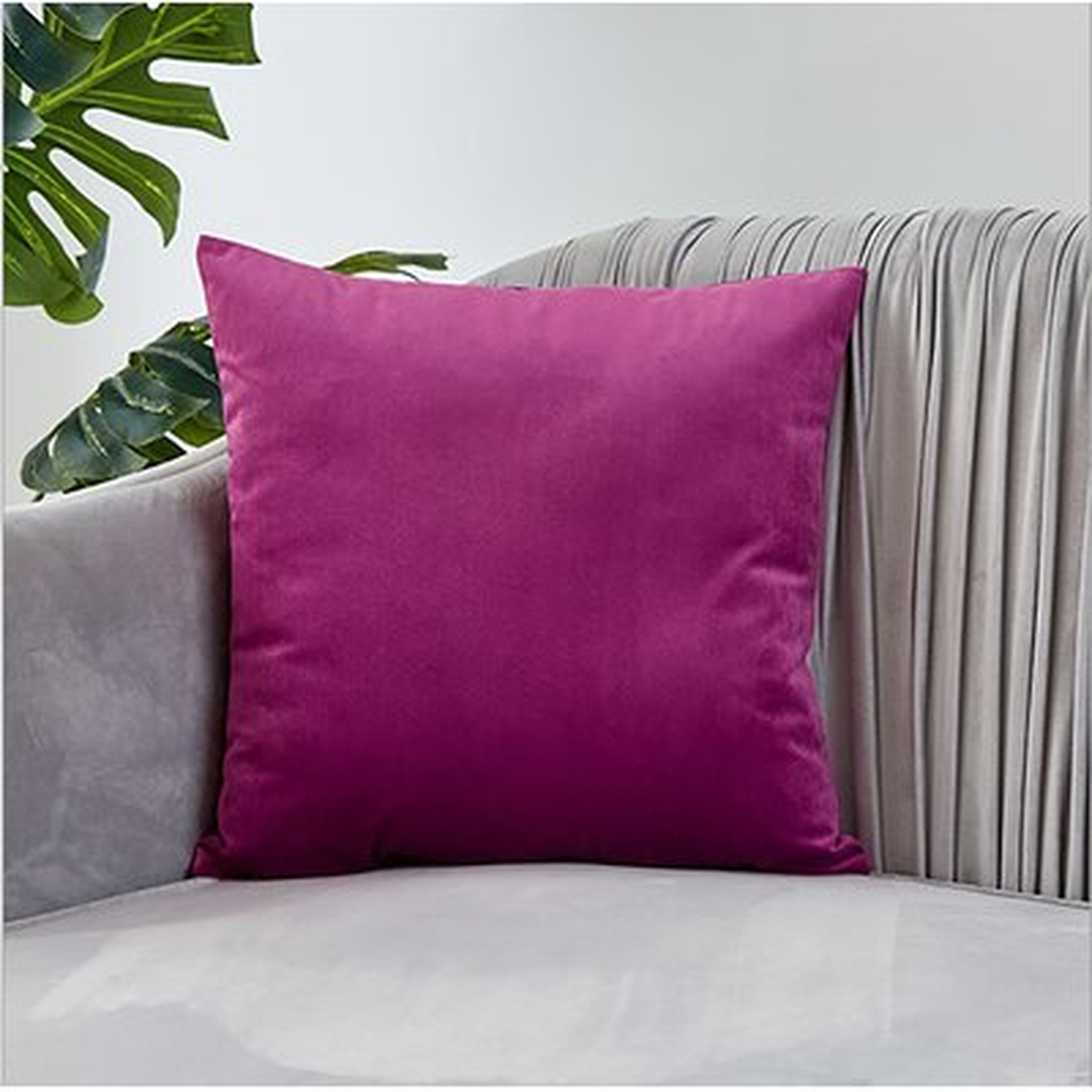 Horatio Square Velvet Pillow Cover - Wayfair