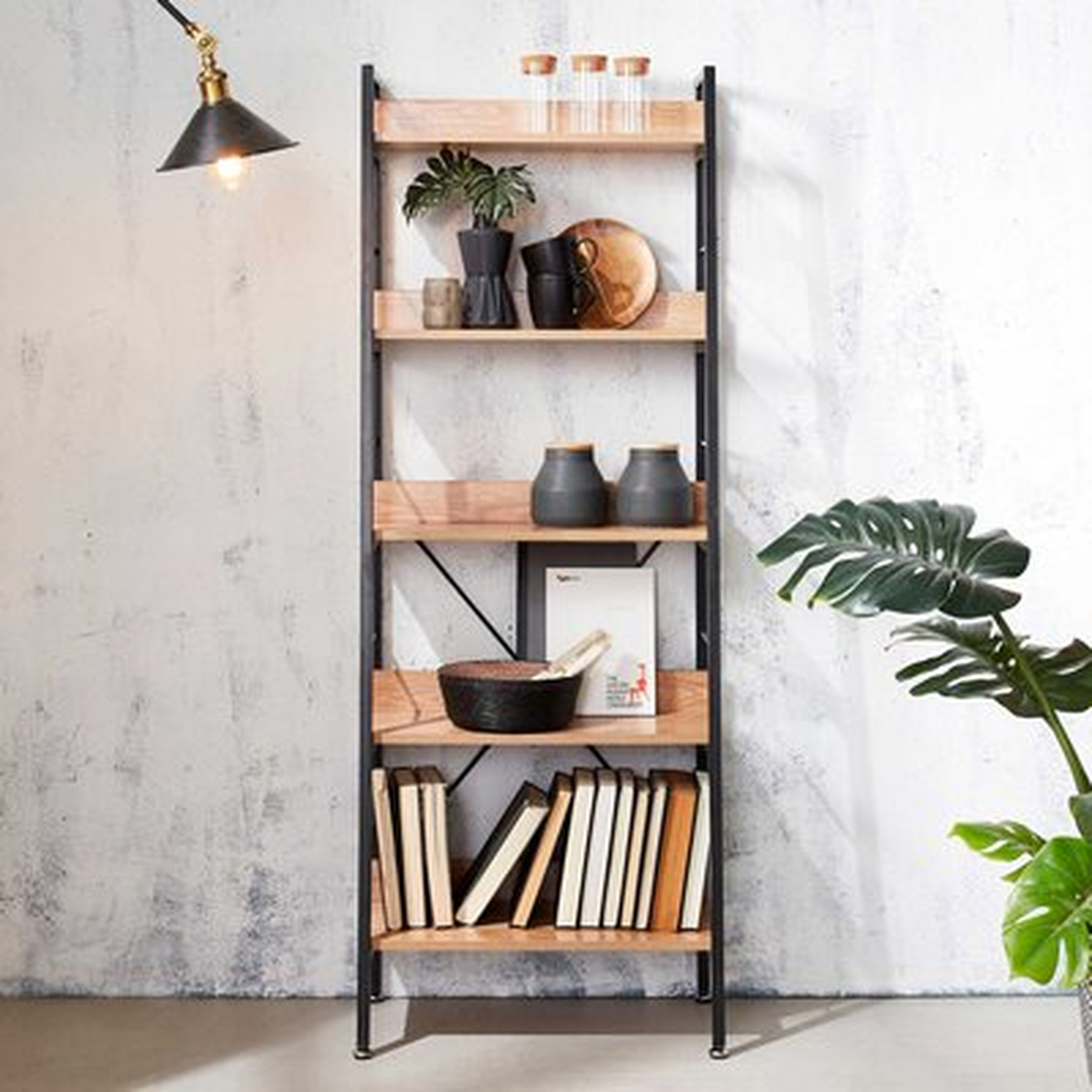 Aldershot Metal Ladder Bookcase - Wayfair