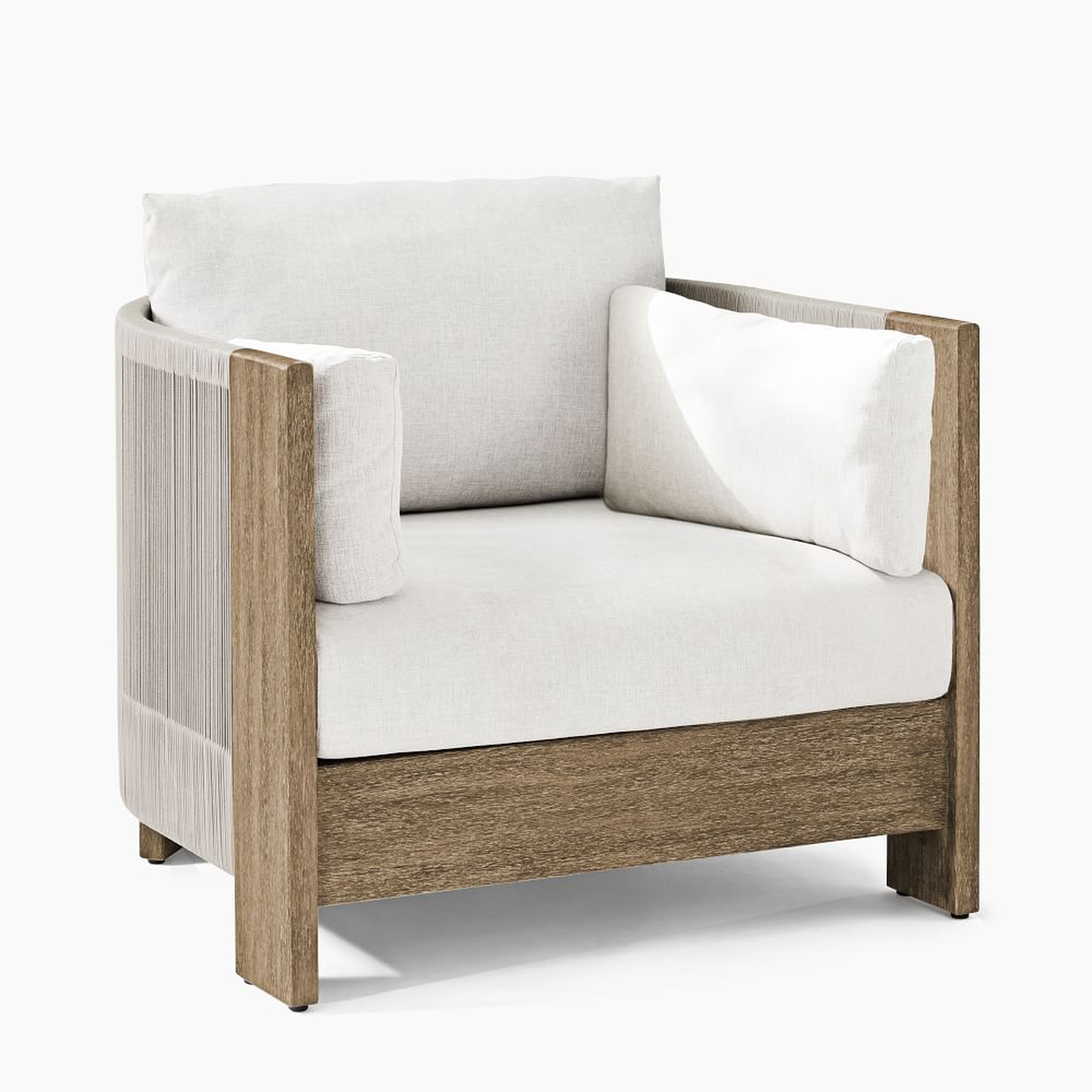 Porto Lounge Chair, Driftwood - West Elm