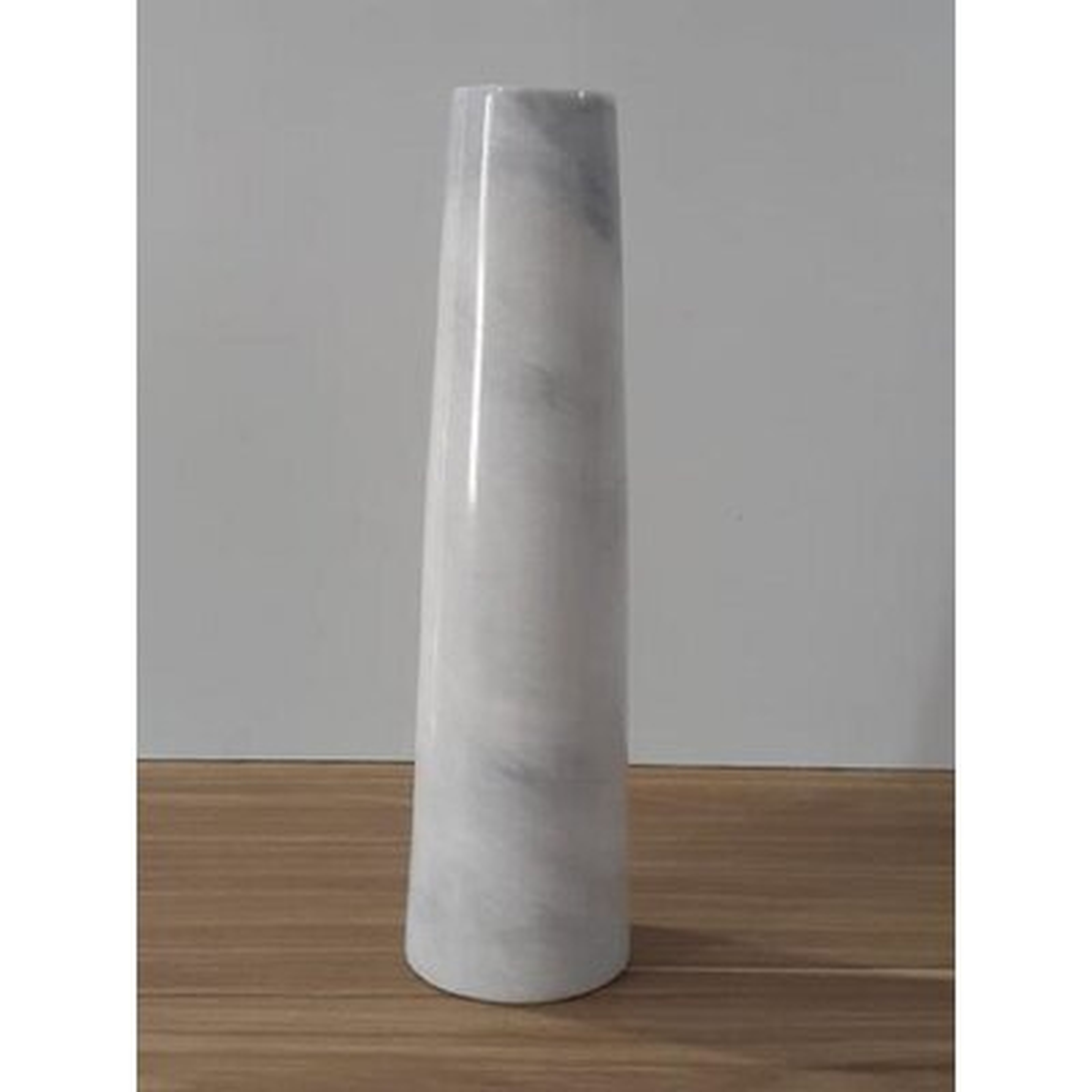 White 14'' Indoor/Outdoor Stoneware Floor Vase - Wayfair