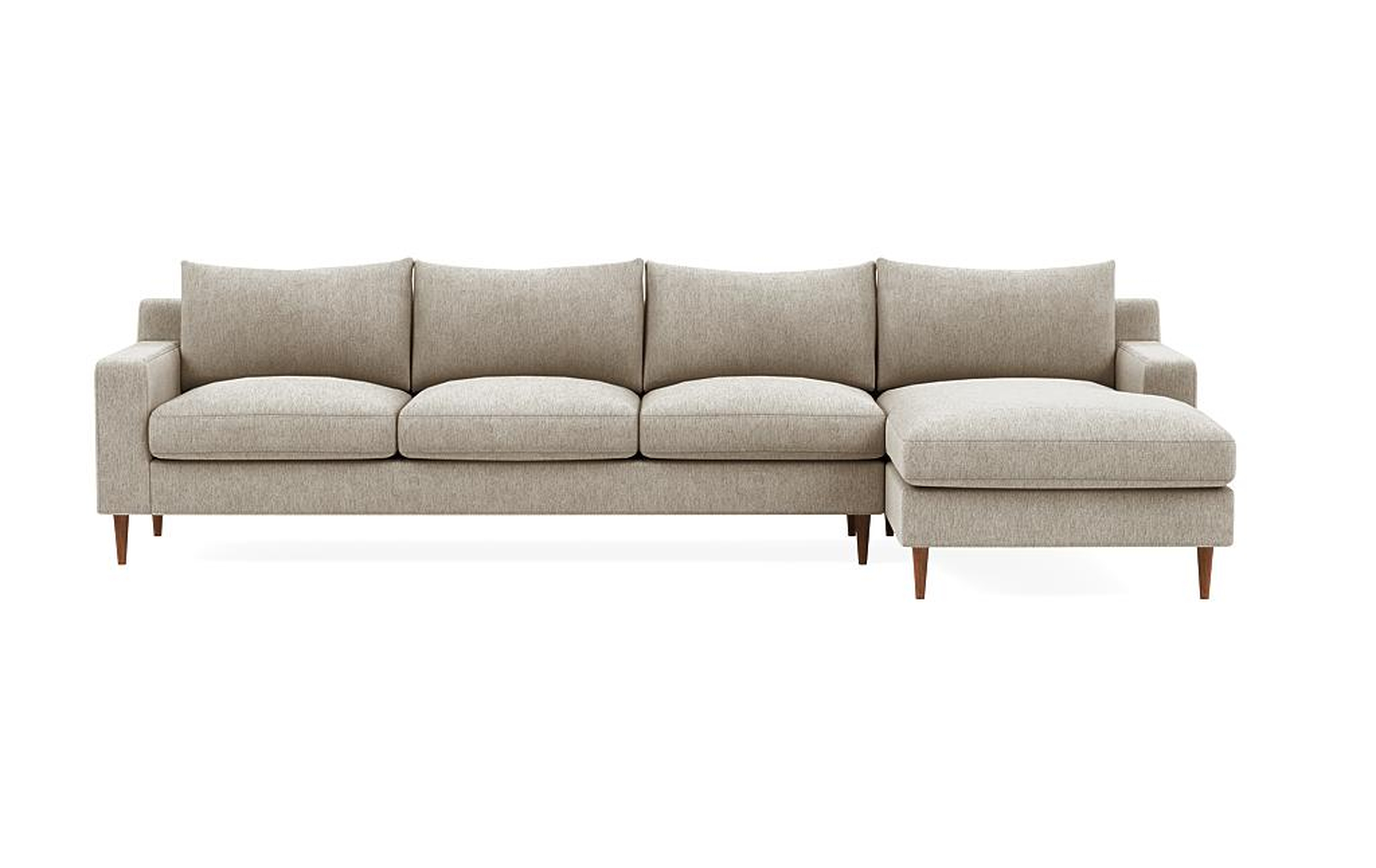 Sloan 4-Seat Right Chaise Sectional - Interior Define