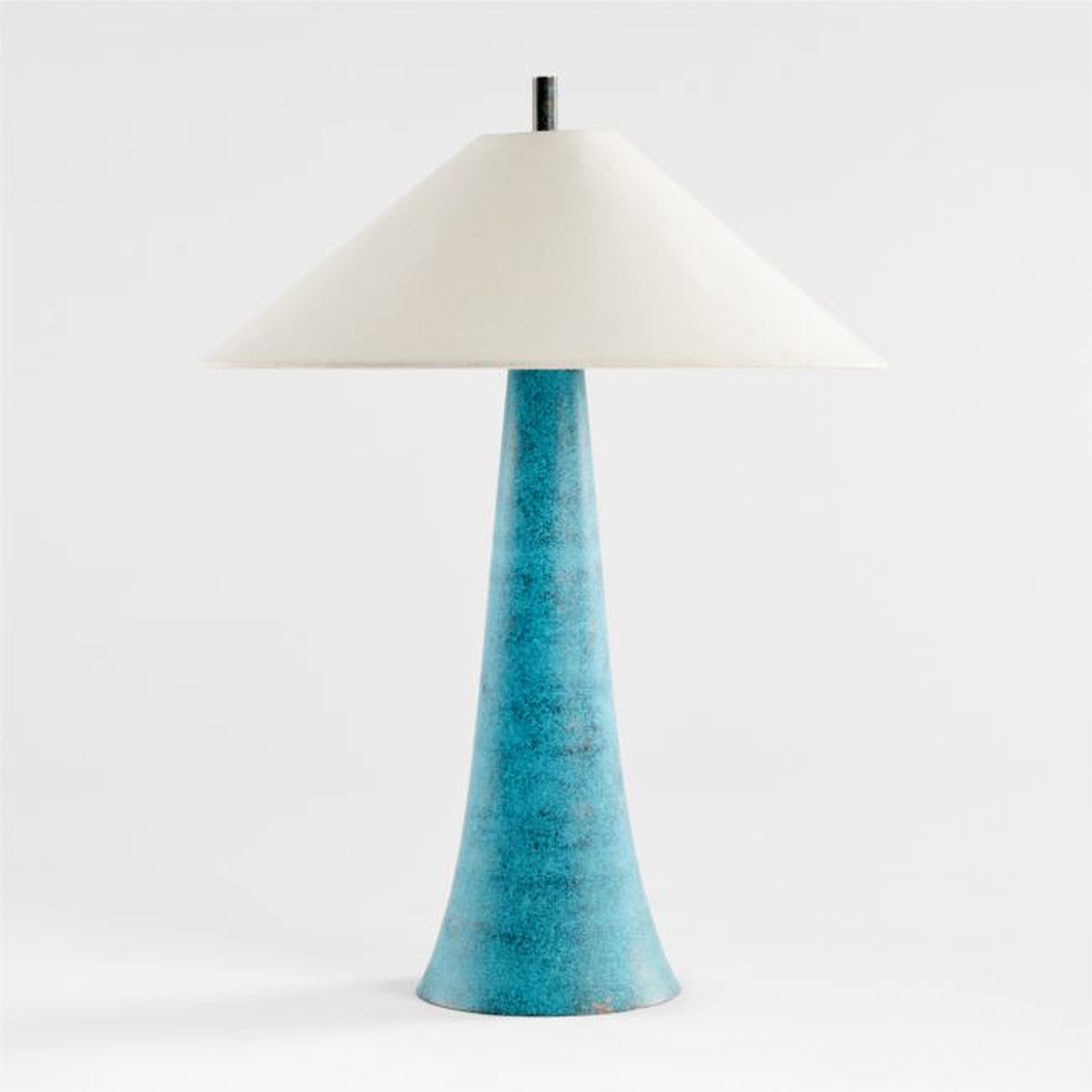 Opry Verdigris Green Table Lamp - Crate and Barrel